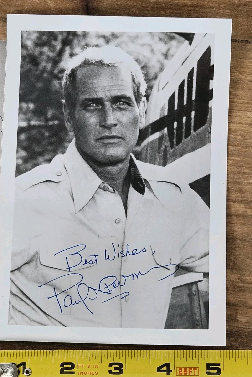 Paul Newman — SIGNED Paul Newman Autographed Black & White 5 X 7 Photo, изображение 5