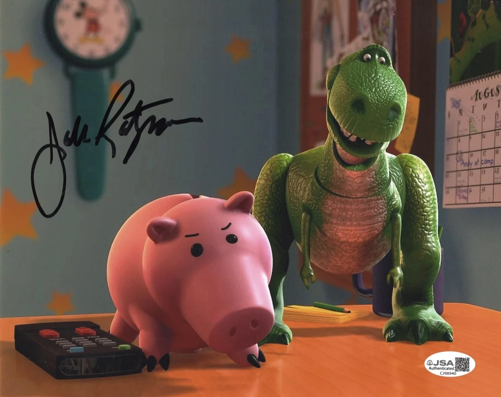 John Ratzenberger — John Ratzenberger HAMM Autographed Signed TOY STORY 8x10 Photo JSA