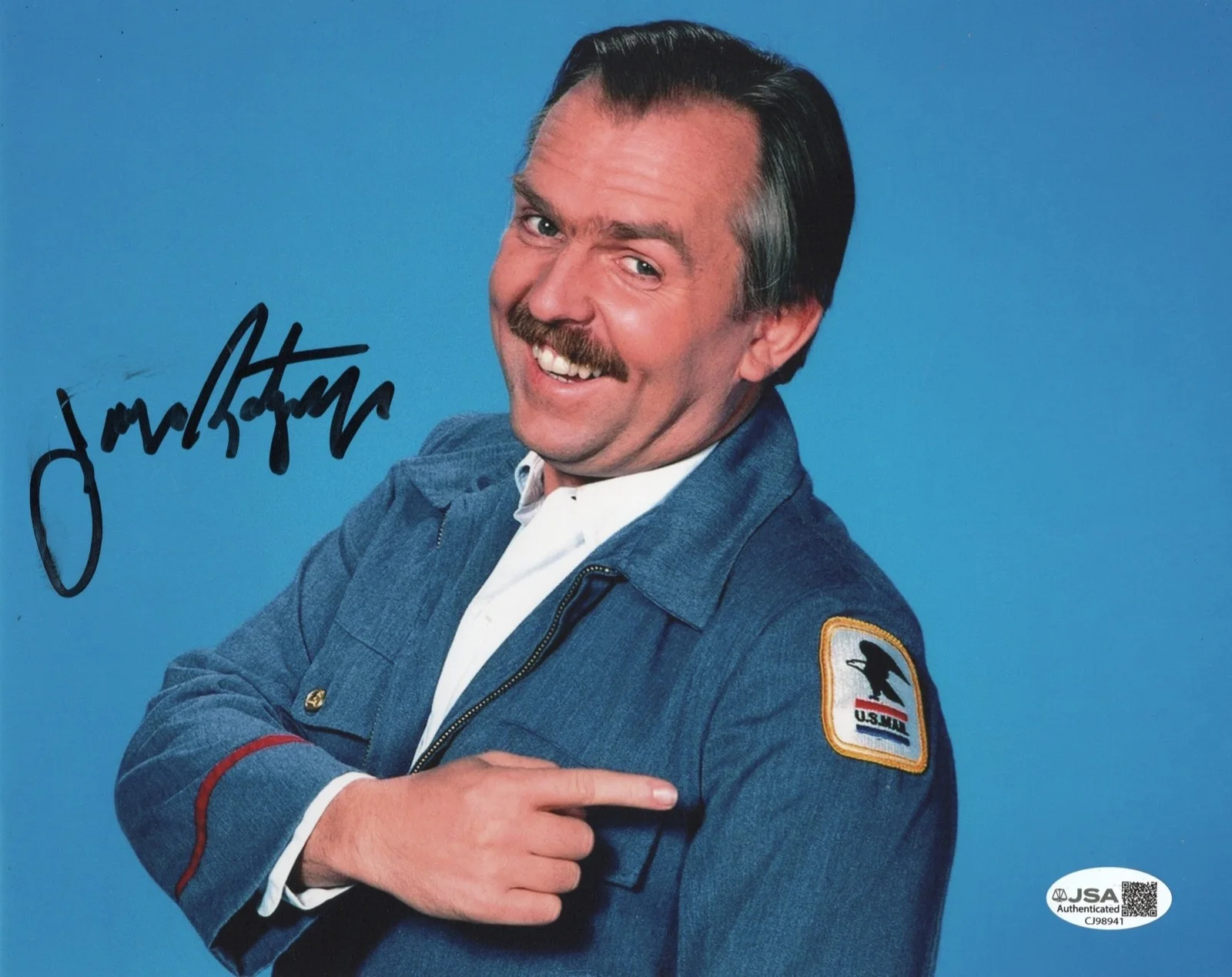 John Ratzenberger — Cliff Clavin John Ratzenberger Autographed Signed Cheers 8x10 Photo JSA