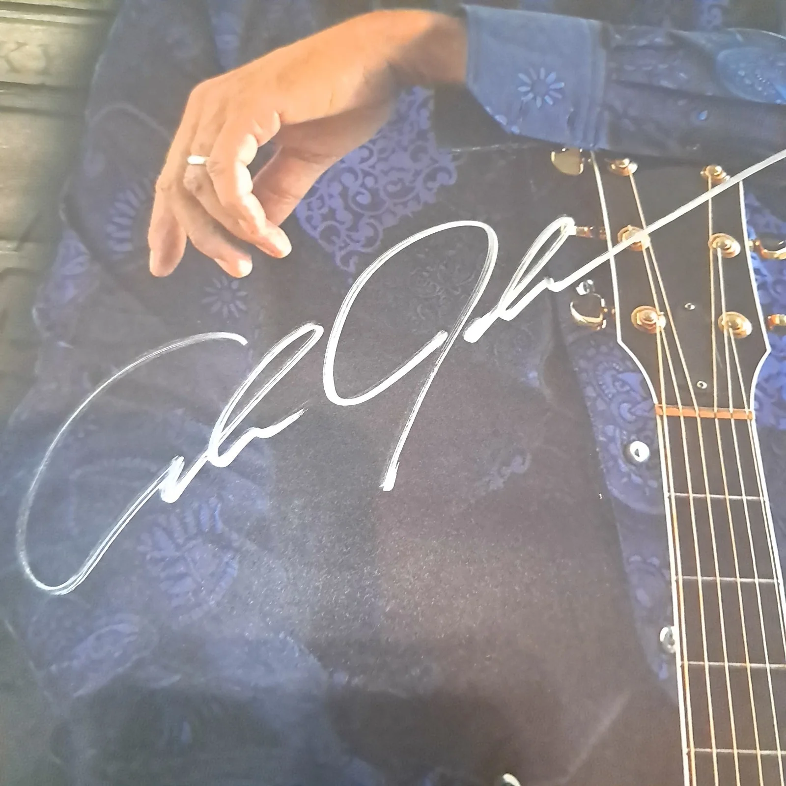 ALAN JACKSON SIGNED AUTOGRAPHED CONCERT POSTER HONKY TONK HIGHWAY TOUR 2017, изображение 2
