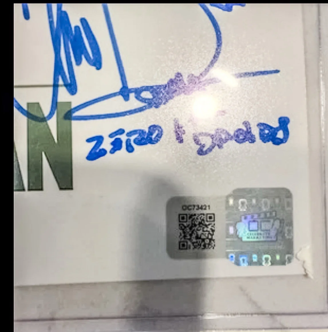 Chris Bartlett — The Mandalorian Chris Bartlett Signed “Zero & Droids” With A Sketch - Christmas, изображение 2