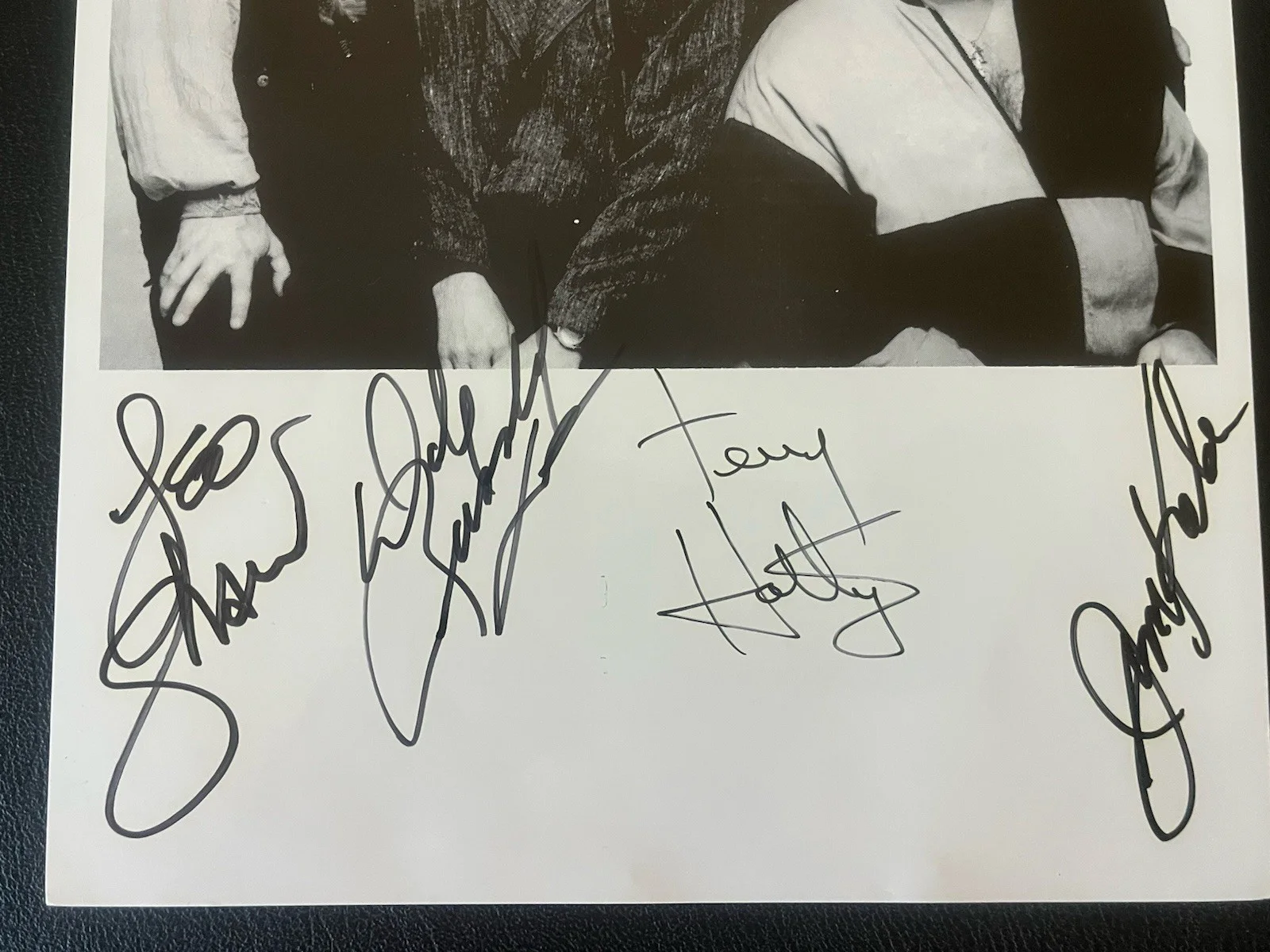The Guess Who Autographed Black & White Fan Club Photo, изображение 2