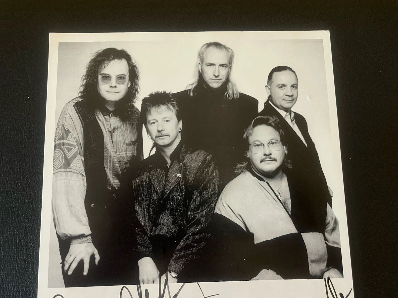 The Guess Who Autographed Black & White Fan Club Photo, изображение 3