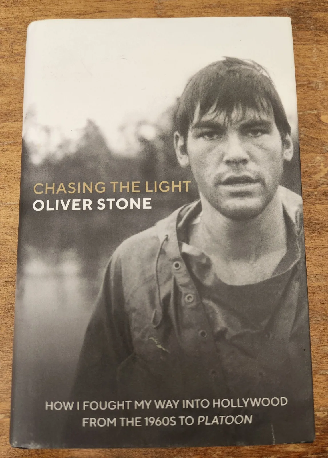 OLIVER STONE SIGNED AUTO INSCRIBED CHASING THE LIGHT First Hardcover US Edition, image 2