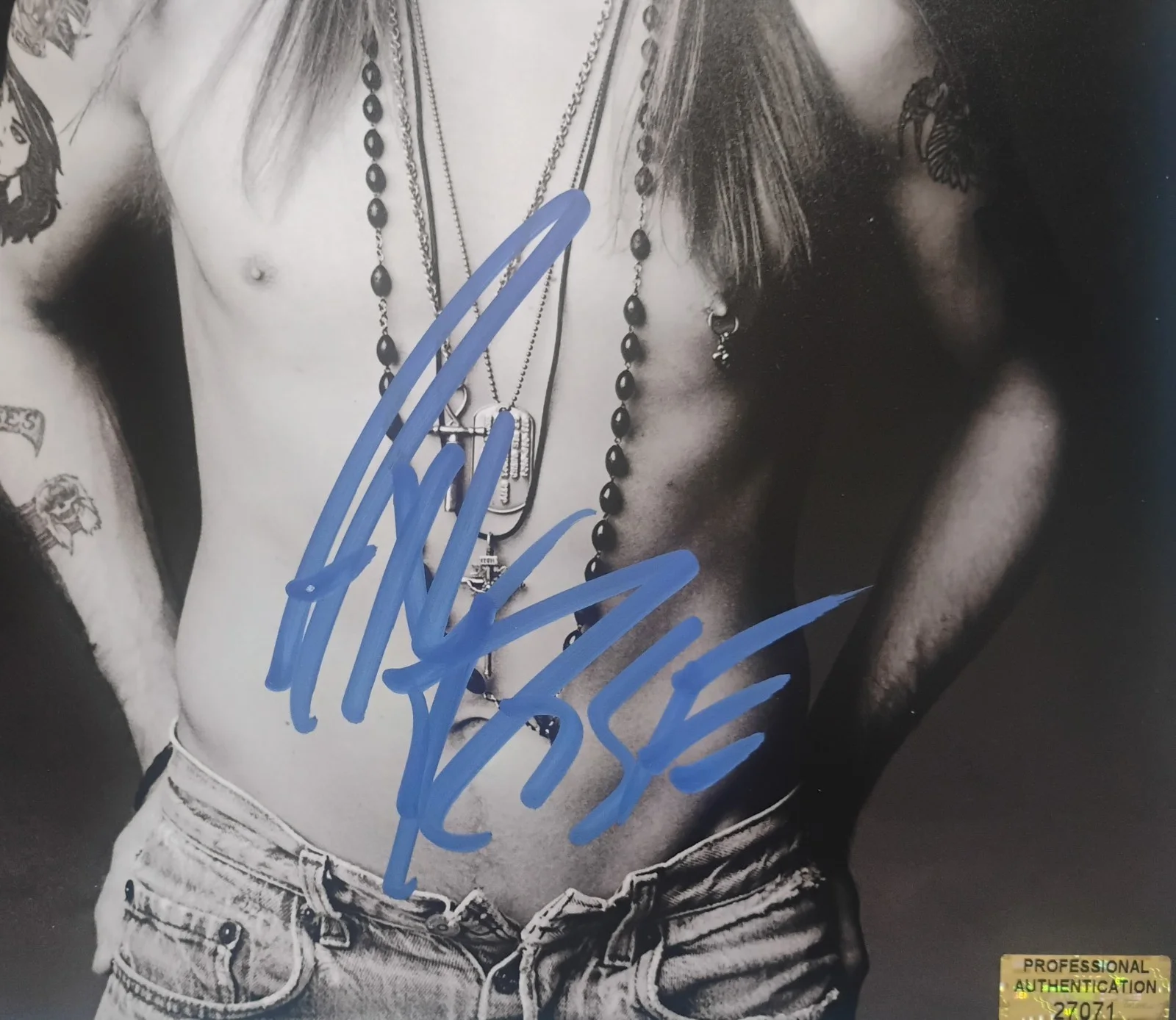 Axl Rose Hand Signed Autograph 8x10 Photo COA Guns N Roses NO US TARIFFS, изображение 3