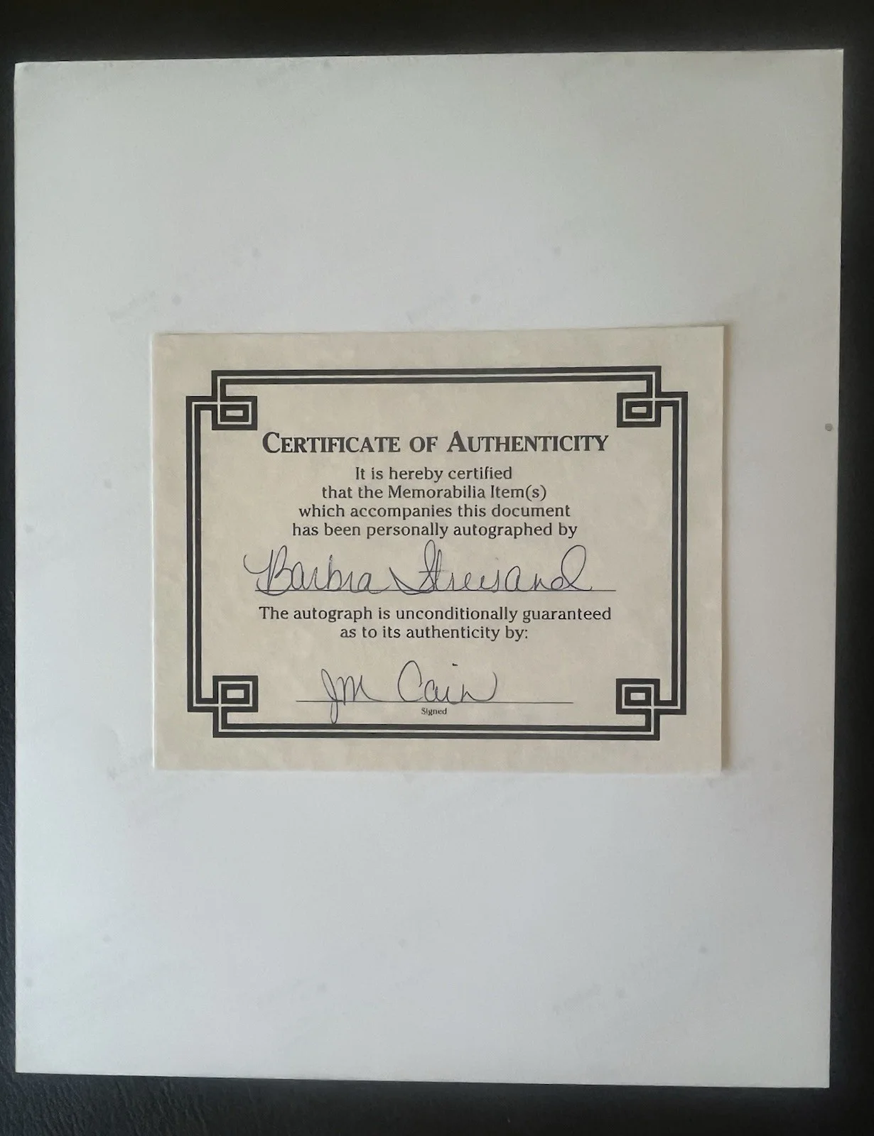 Barbara Streisand — Barbara Streisand Autographed “Whats Up Doc?” 8”x10” Photo with Certificate, изображение 4