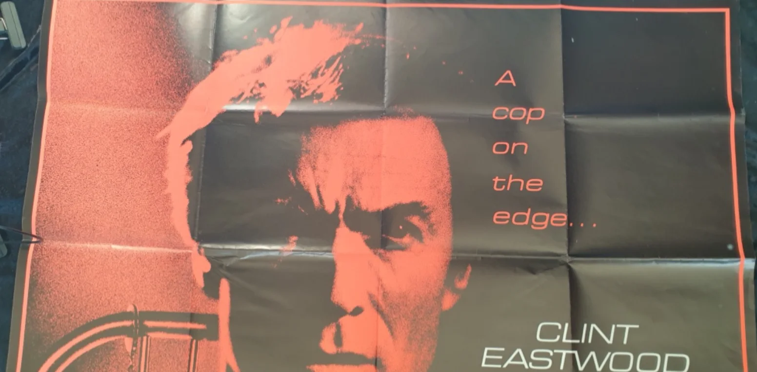 TIGHT ROPE (1984) Original UK Quad Poster Clint Eastwood Folded, image 4