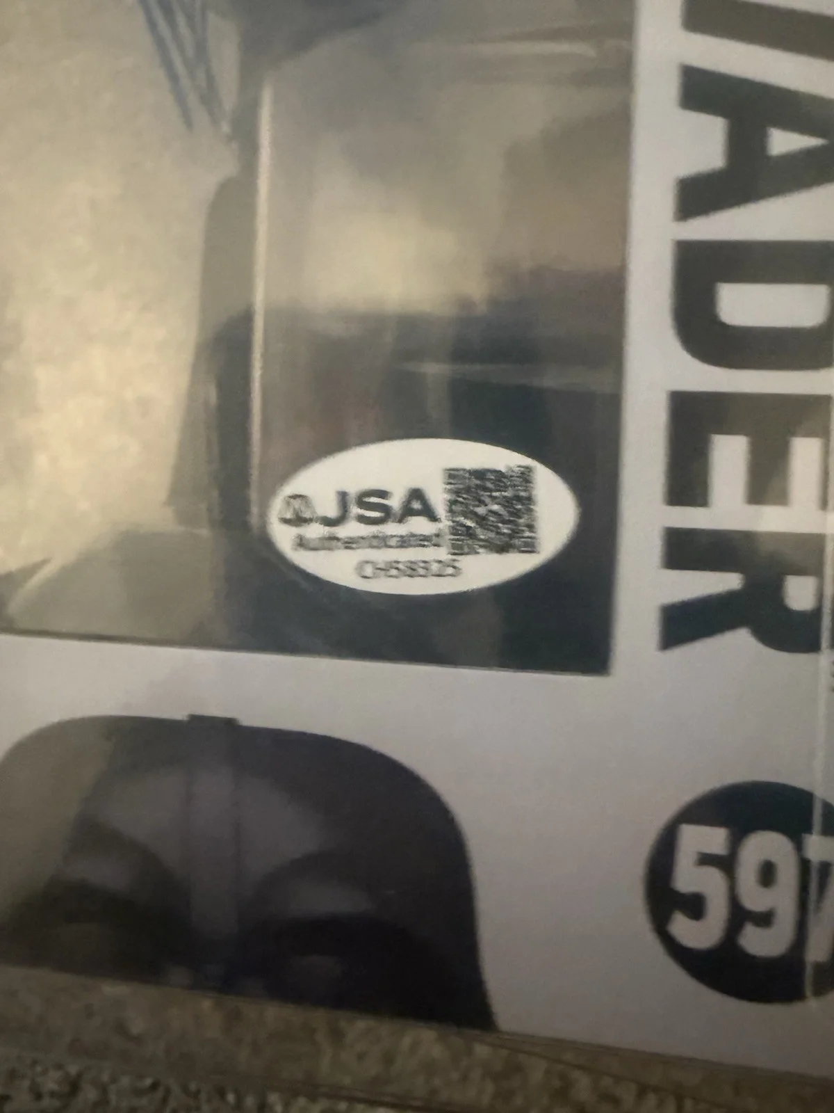 Hayden Christensen — Hayden Christensen Signed Funko W/JSA COA STAR WARS, image 2