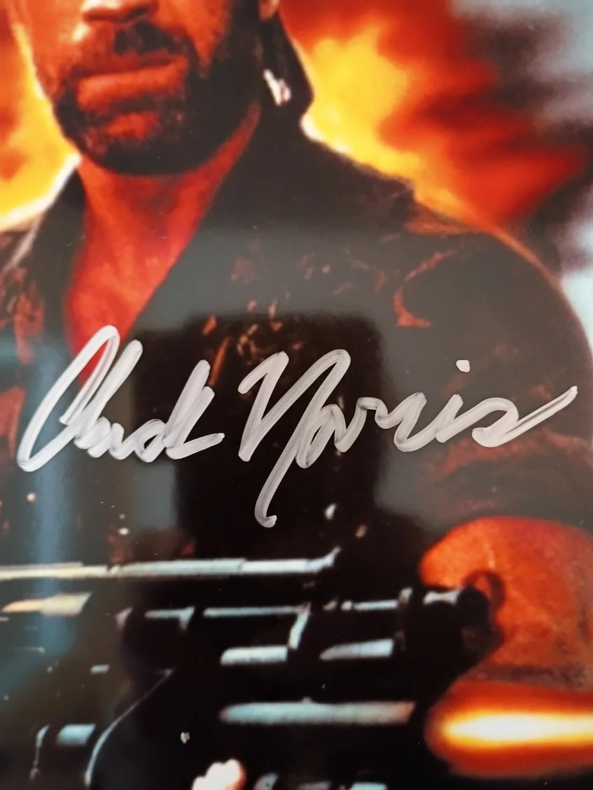 Chuck Norris — Chuck Norris Signed 8x10 COA W/ Matching Numbered Sticker, image 3