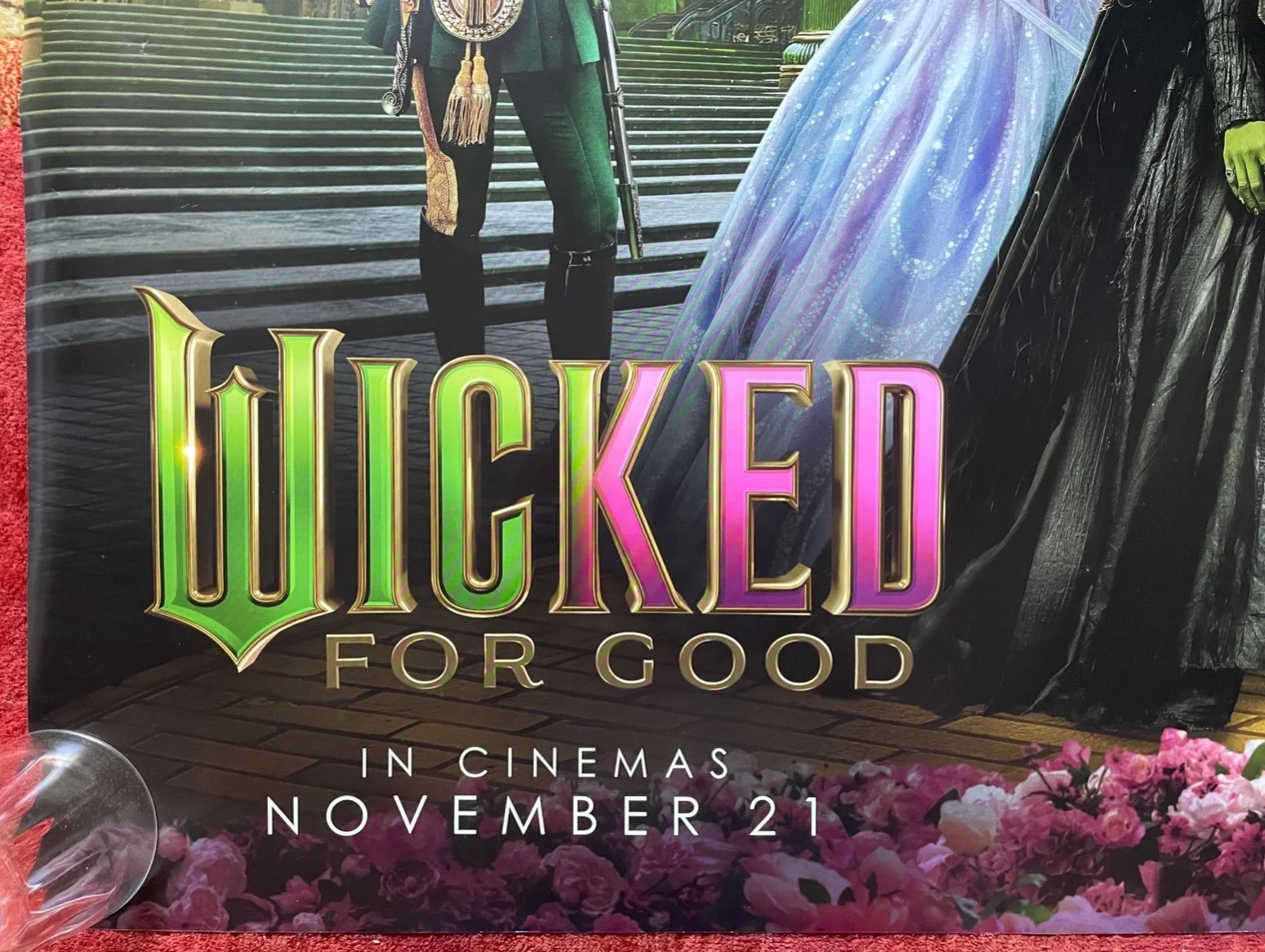 WICKED FOR GOOD (2025) Original Advance Quad Movie Poster Ariana Grande, изображение 5