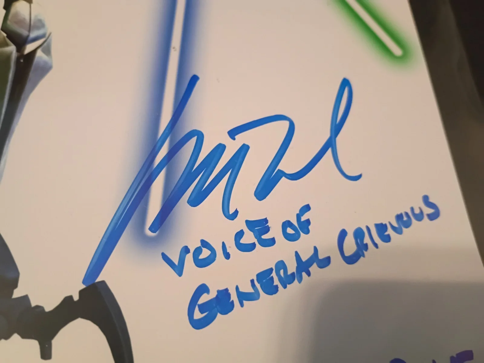 Matthew Wood — Star Wars- Matthew Wood hand signed General Grievous 8x10 photo, image 4