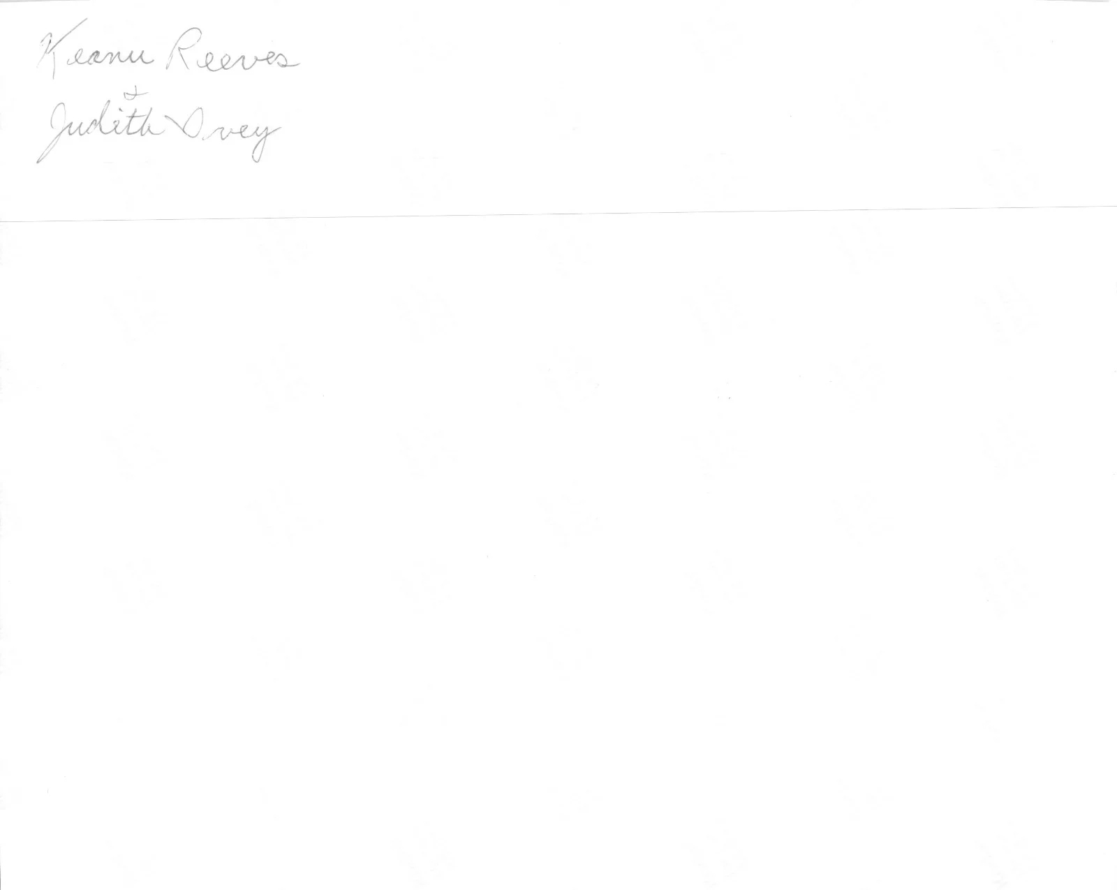 Keanu Reeves, Judith Ivey — Keanu Reeve Autographed 10x8 Photo Devil's Advocate with Judith Ivey's Autograph, изображение 2