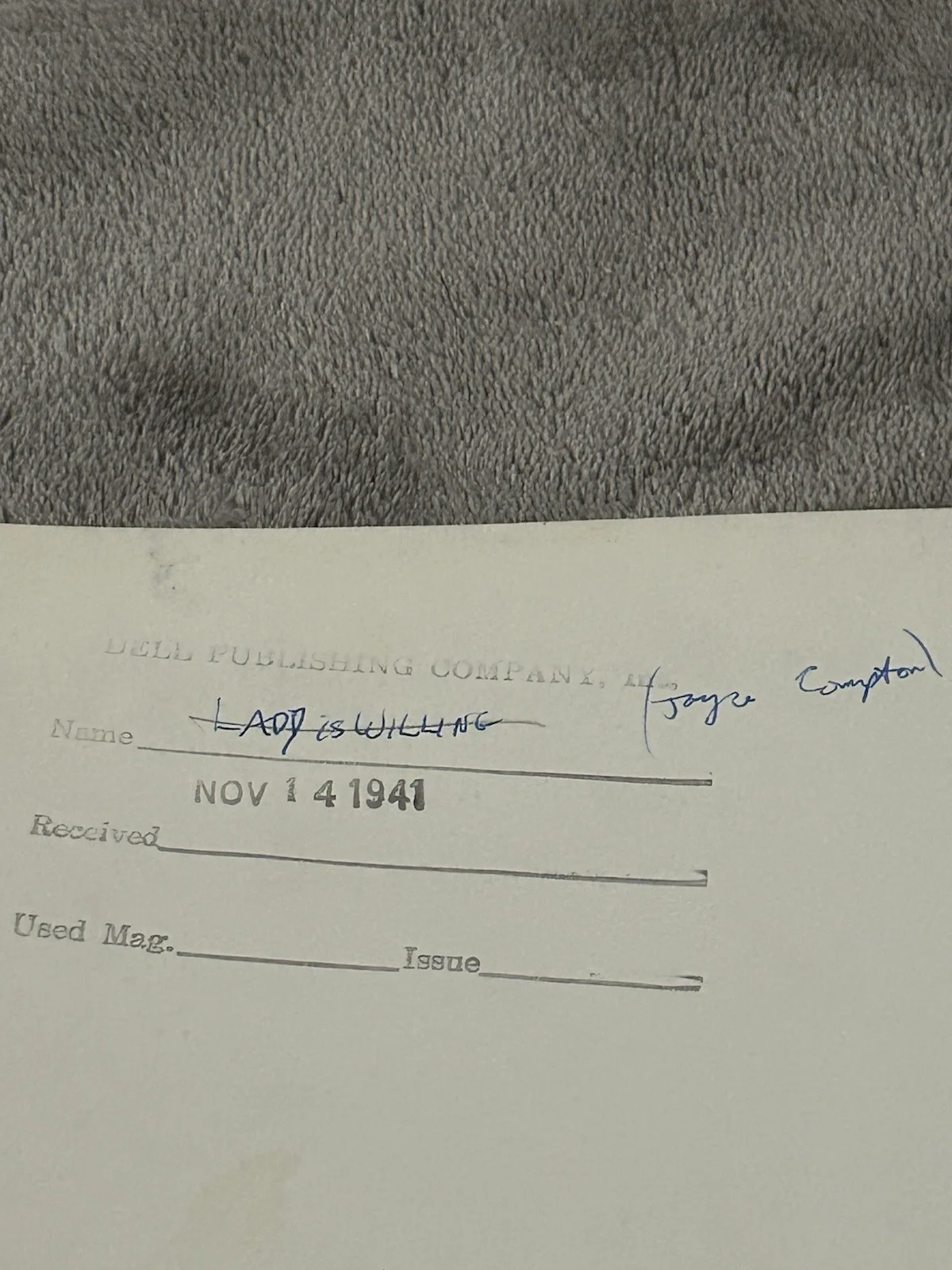 Joyce Compton — Joyce Compton "Lady is Willing" AUTOGRAPH Signed First Day Cover COA & Photo, изображение 5