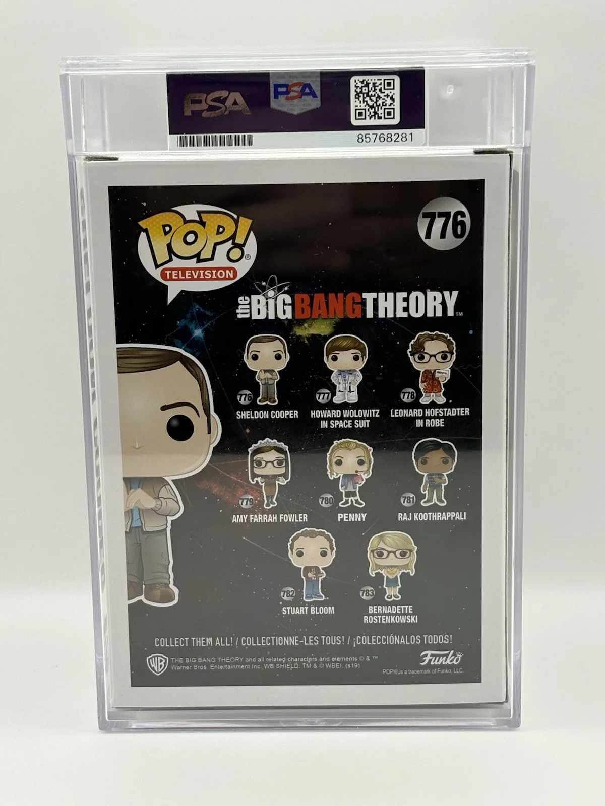 Jim Parsons — Jim Parsons Signed Autographed Sheldon Cooper Funko POP! Figure PSA Encapsulated, изображение 5