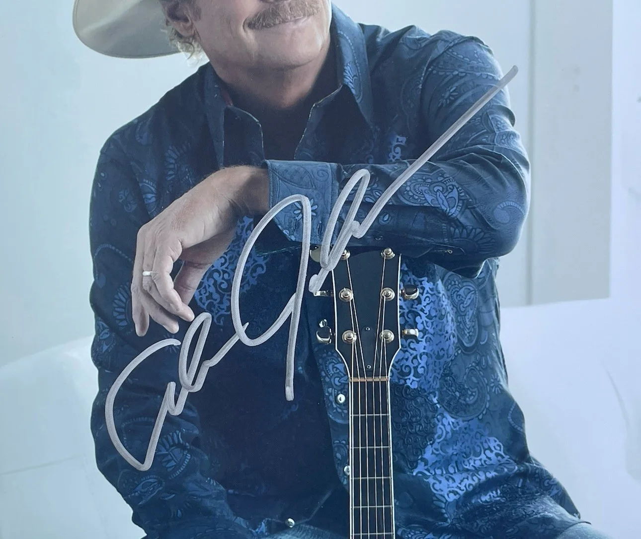 Alan Jackson Authentic Hand Signed 8x10 Photo Autograph Country Singer, изображение 2