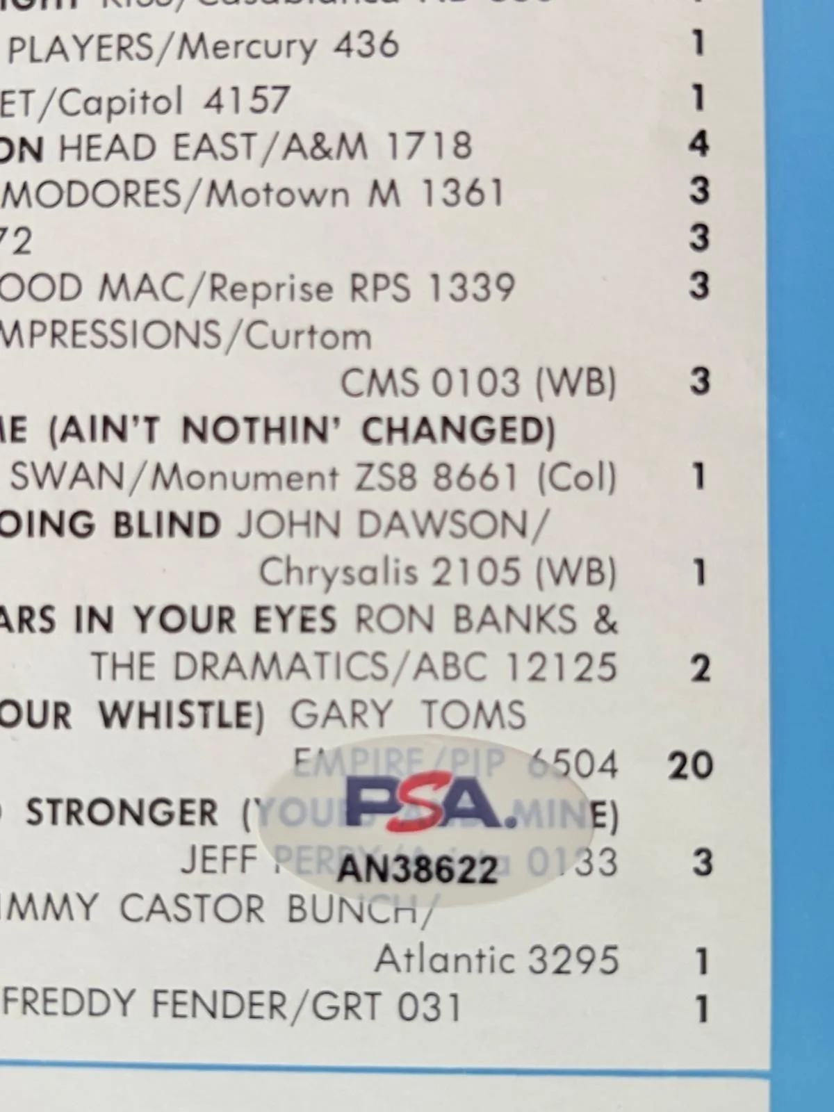 Elton John — ELTON JOHN SIGNED AUTOGRAPHED 11X14 THE SINGLES CHART ROCKET MAN VINTAGE PSA, image 3