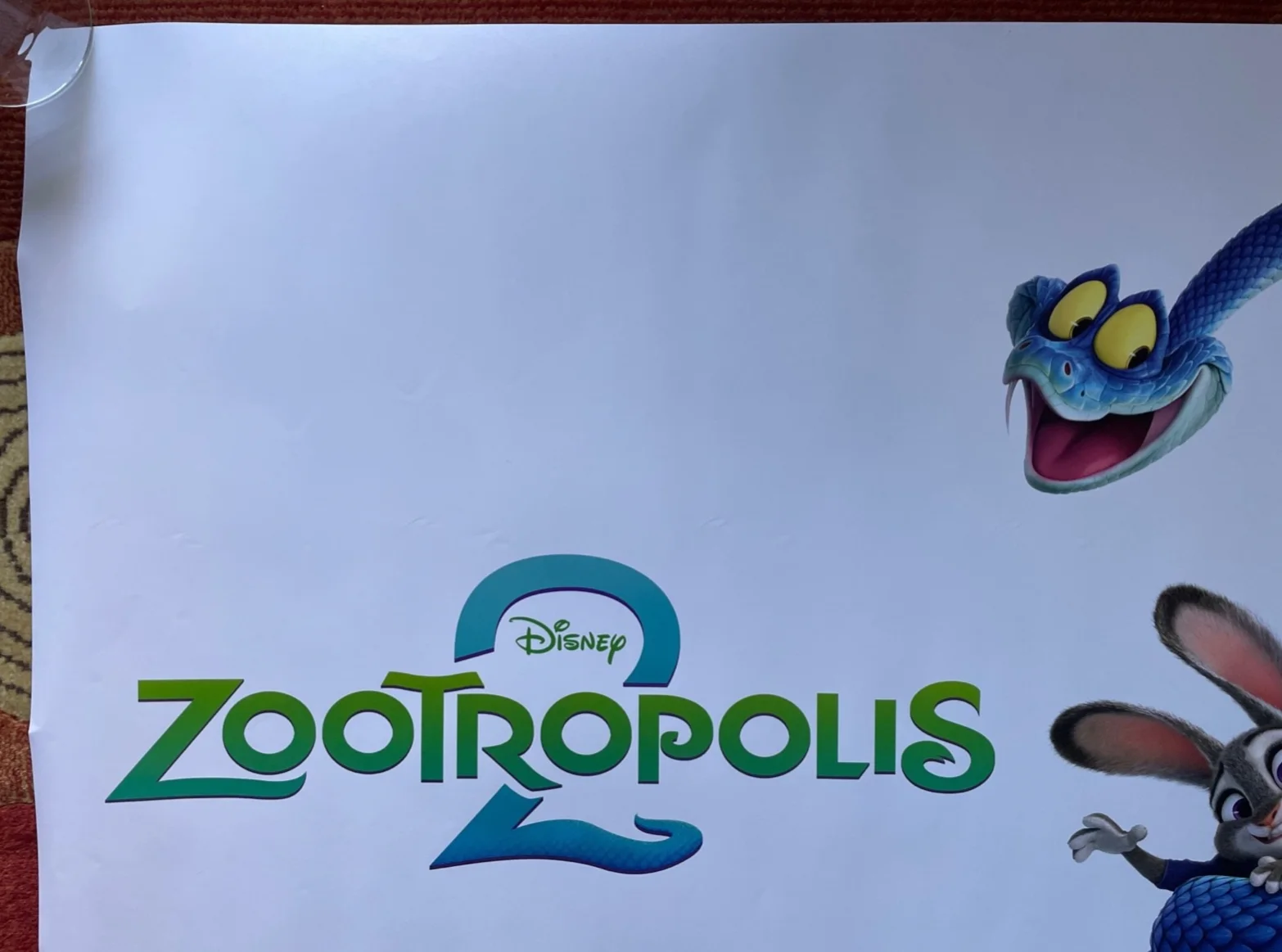 ZOOTROPOLIS 2 (2025) Original Advance Quad Movie Poster, изображение 2