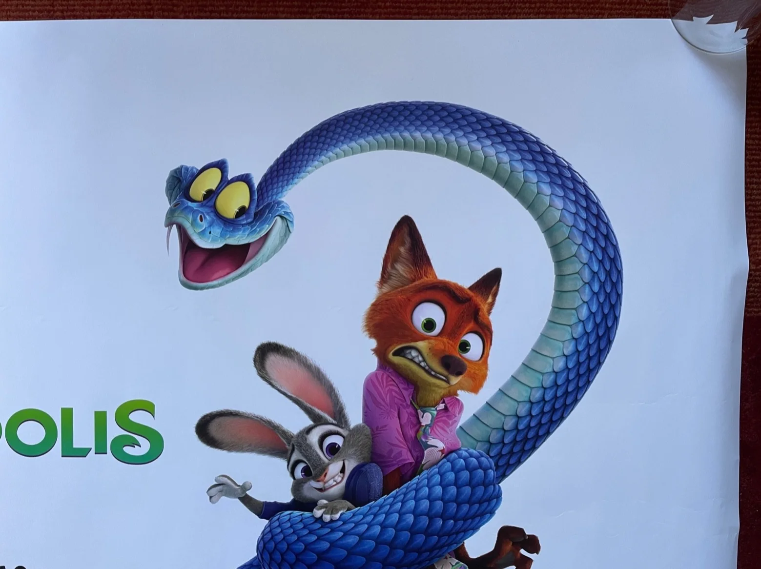 ZOOTROPOLIS 2 (2025) Original Advance Quad Movie Poster, изображение 3