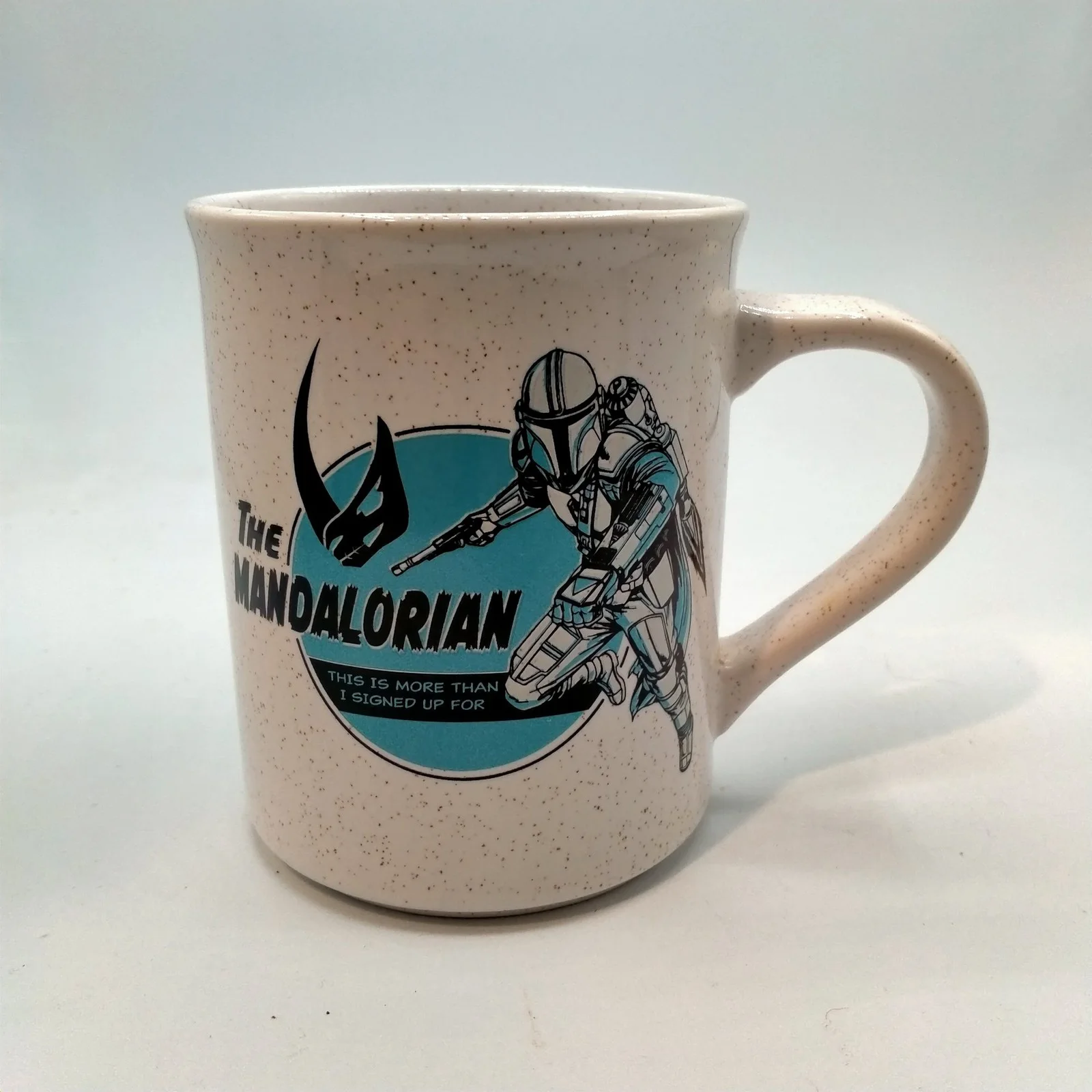 Disney Star Wars The Mandalorian Mug Ceramic Speckled Yoda Design Collectable, image 2