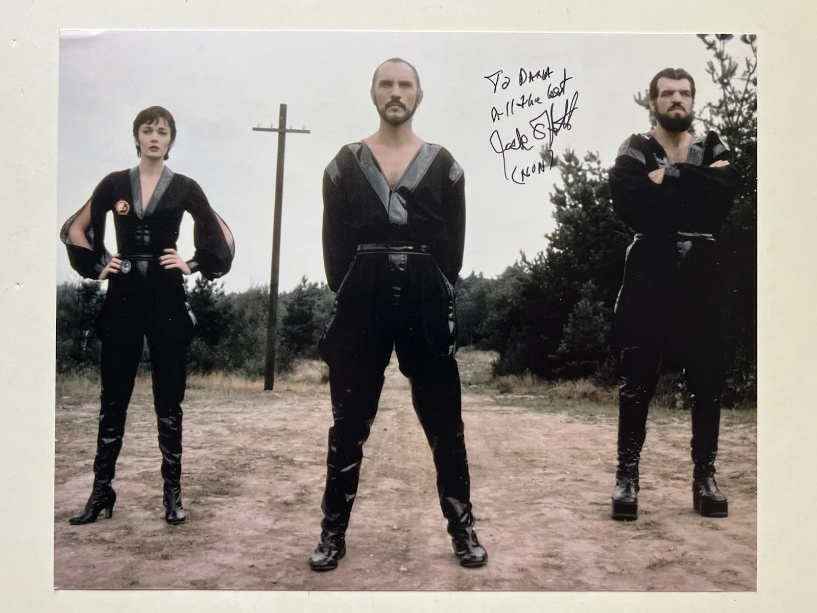 Jack O’Halloran — 1980 Superman II NON Jack O’Halloran Orig Signature 8x10 Photo Ursa/Zod Matted, изображение 3