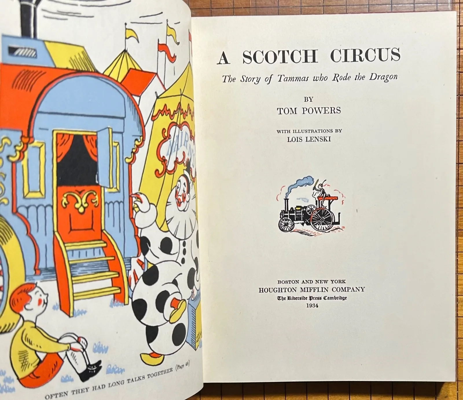 TOM POWERS LOIS LENSKI—SIGNED Scotch Circus—Winsor McKay Gertie•Double Indemnity, image 4