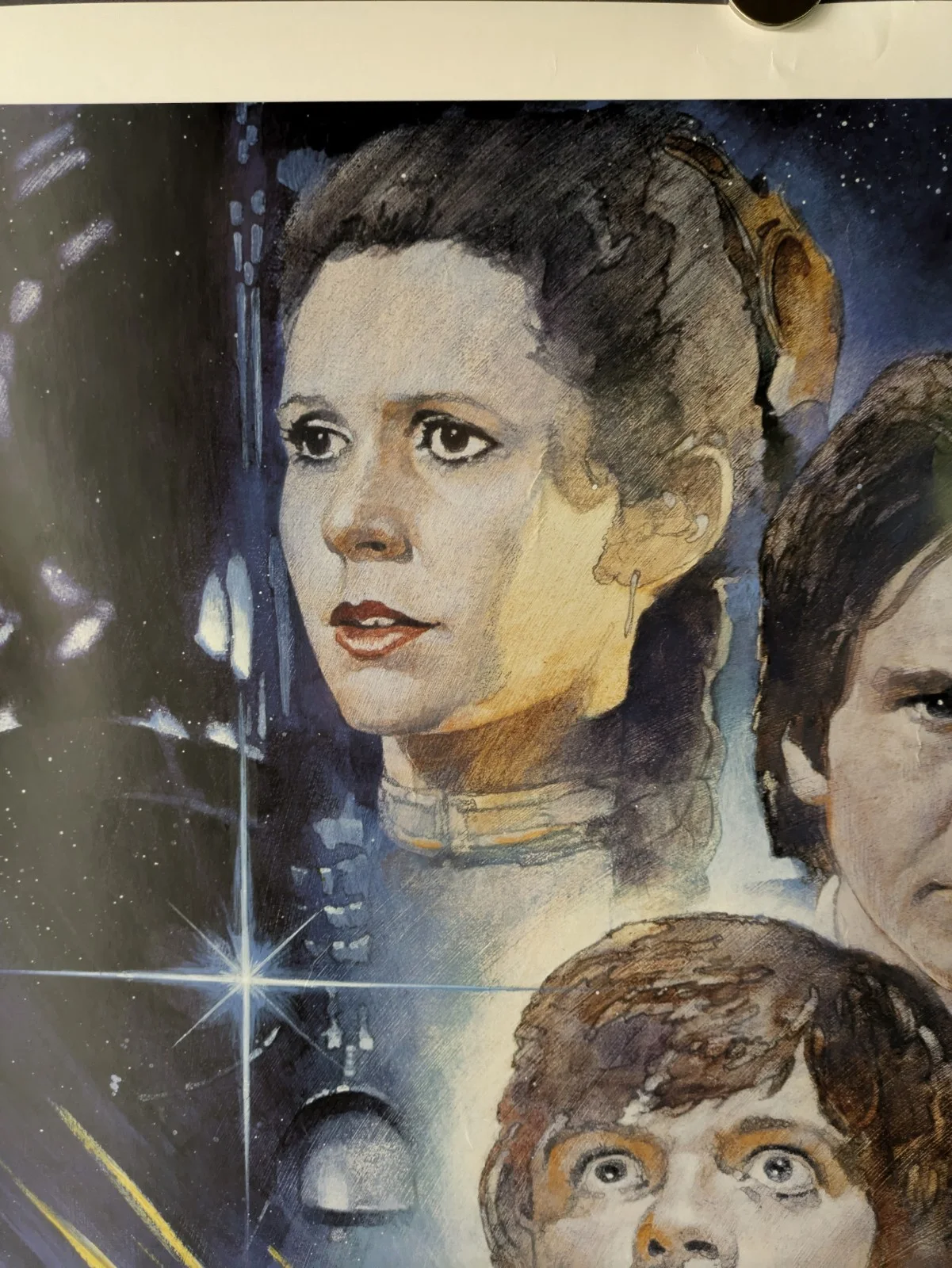 Kazo Sano — Star Wars Return Of The Jedi 10th Anniversary Movie Poster Kazo Sano Signed Rare, изображение 5