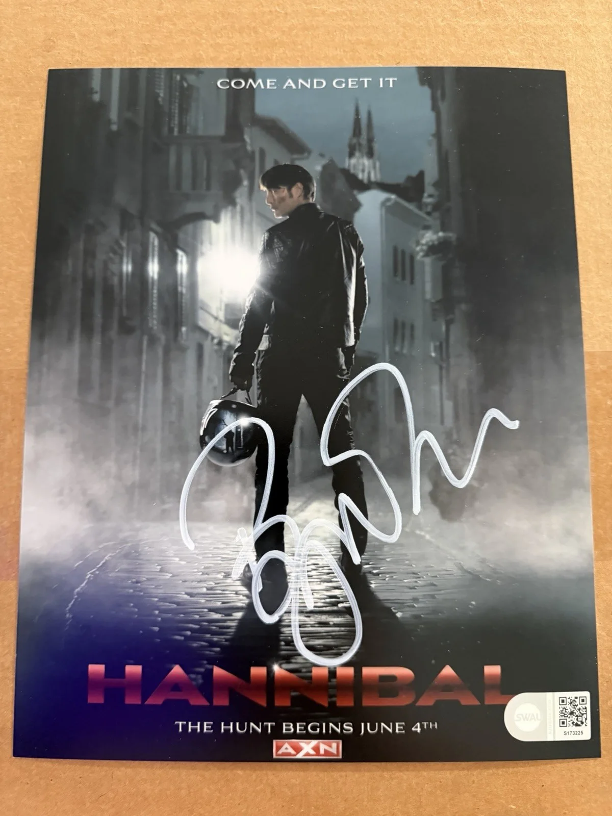 Bryan Fuller Signed Hannibal TV Show 8x10 Poster Autograph Exact Proof SWAU COA, image 2