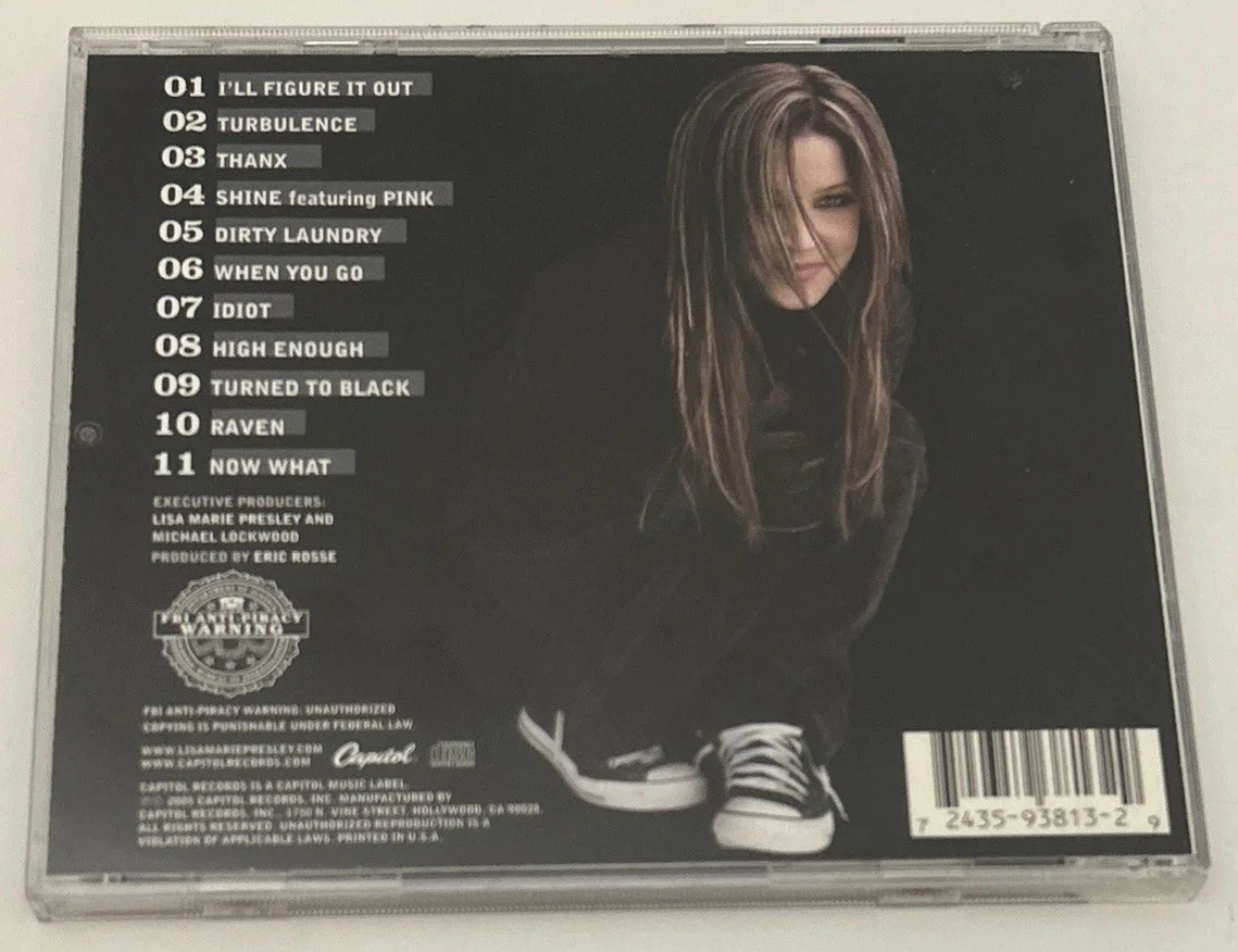 Lisa Marie Presley Autographed Now What CD, image 2