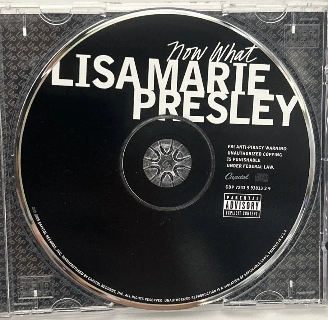 Lisa Marie Presley Autographed Now What CD, image 3