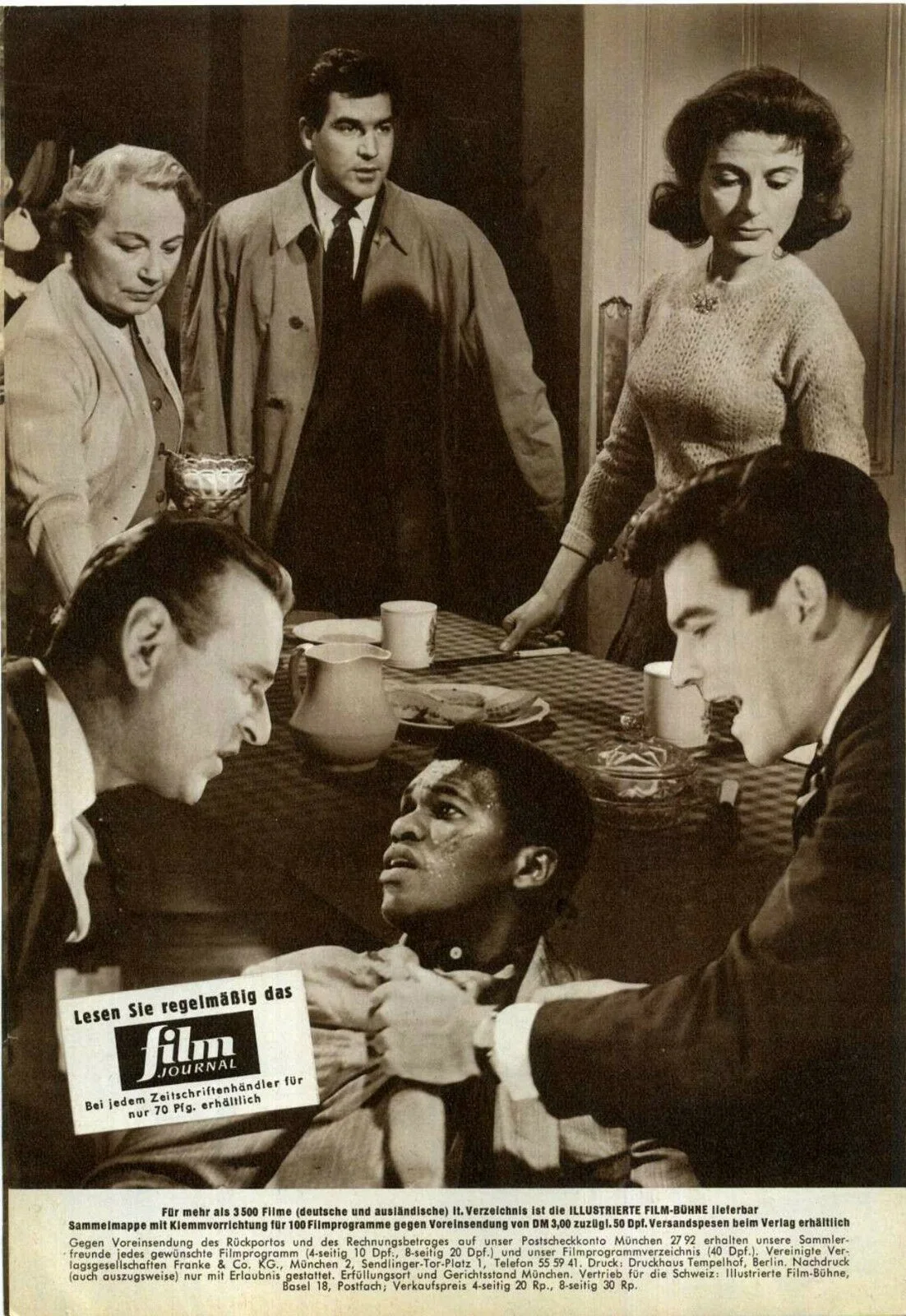 SAPPHIRE 1959 Nigel Patrick, Michael Craig, Yvonne Mitchell GERMAN BROCHURE, image 3
