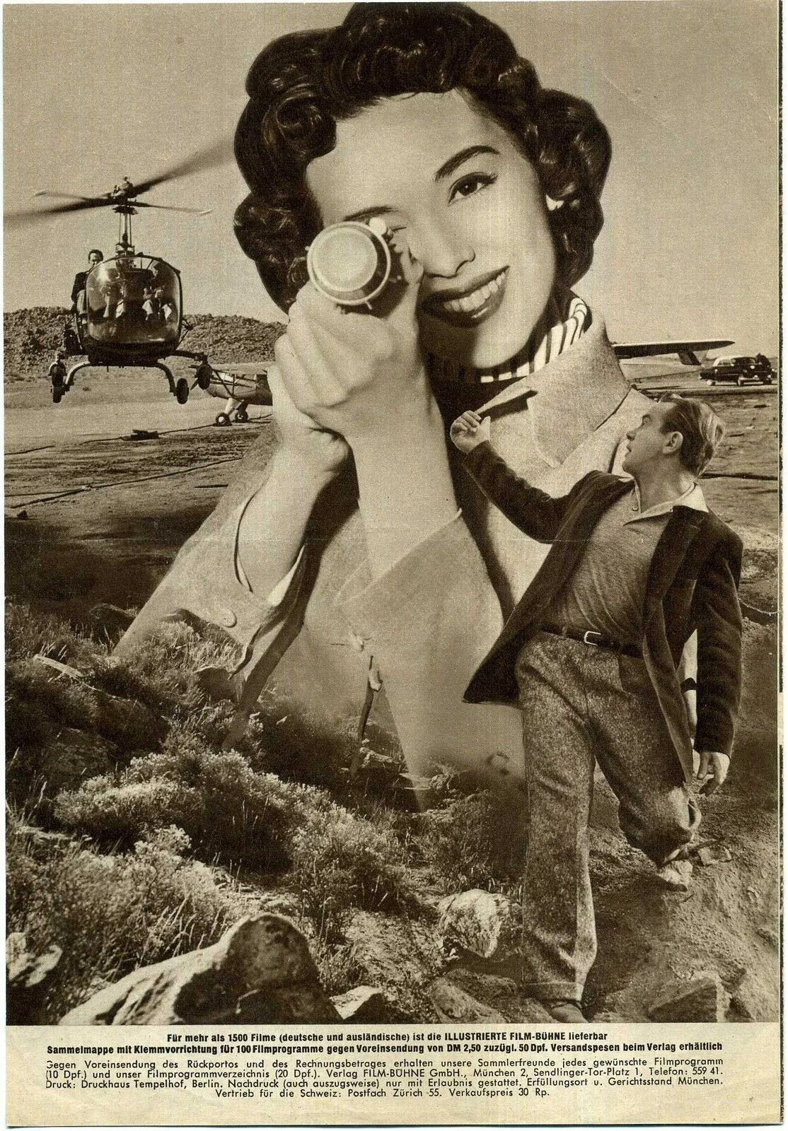 IT CAME FROM OUTER SPACE 1953 Richard Carlson Jack Arnold GERMAN PROGRAM, image 2