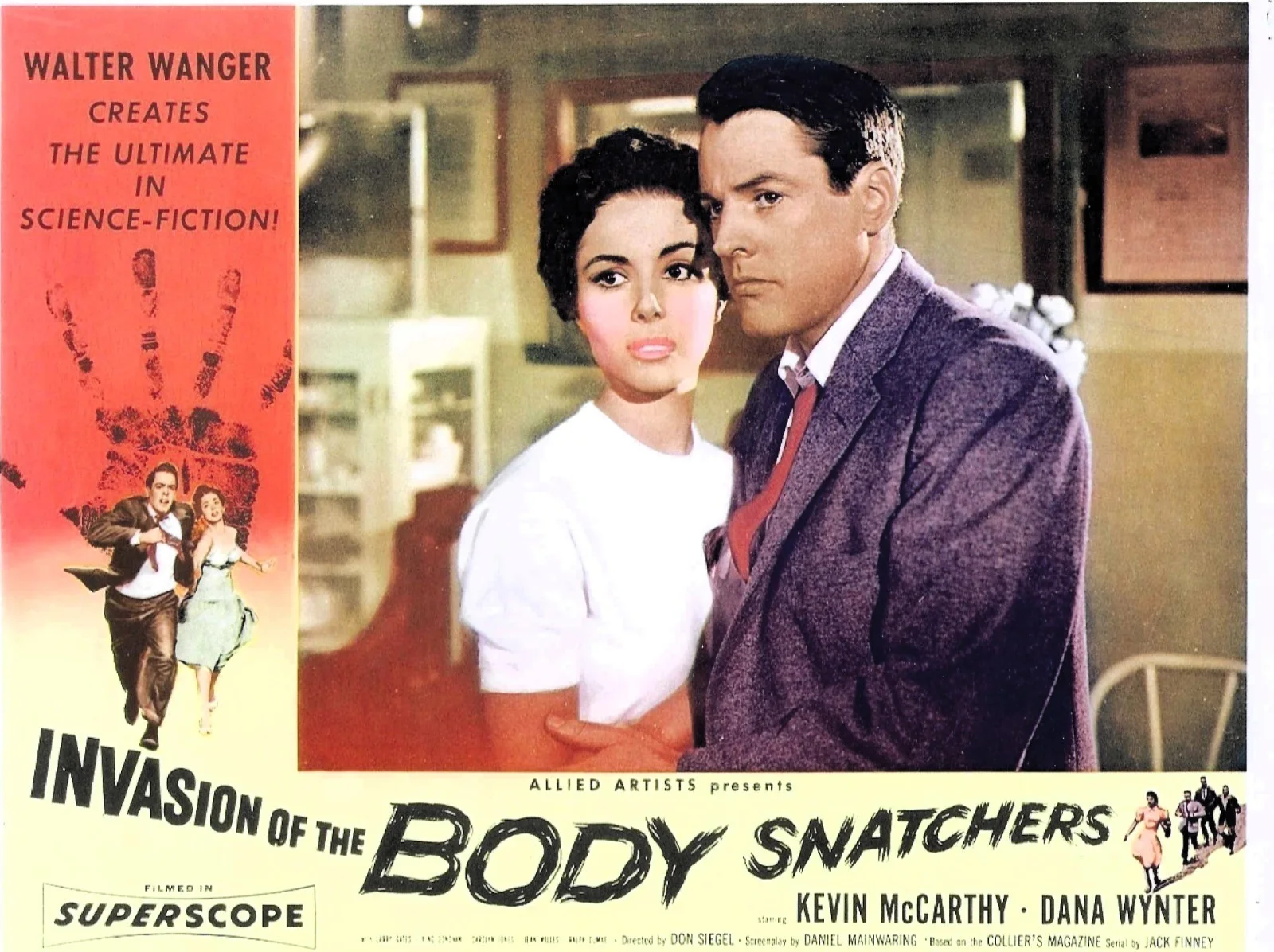 Kevin McCarthy, Dana Wynter — INVASION OF THE BODY SNATCHERS ... KEVIN McCARTHY & DANA WYNTER with UACC COA, изображение 4