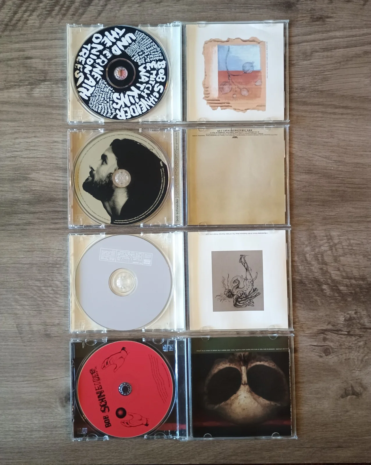BOB SCHNEIDER 7 CD Lot SIGNED Autographed Onion Trees End Of World Sun Down rare, изображение 4