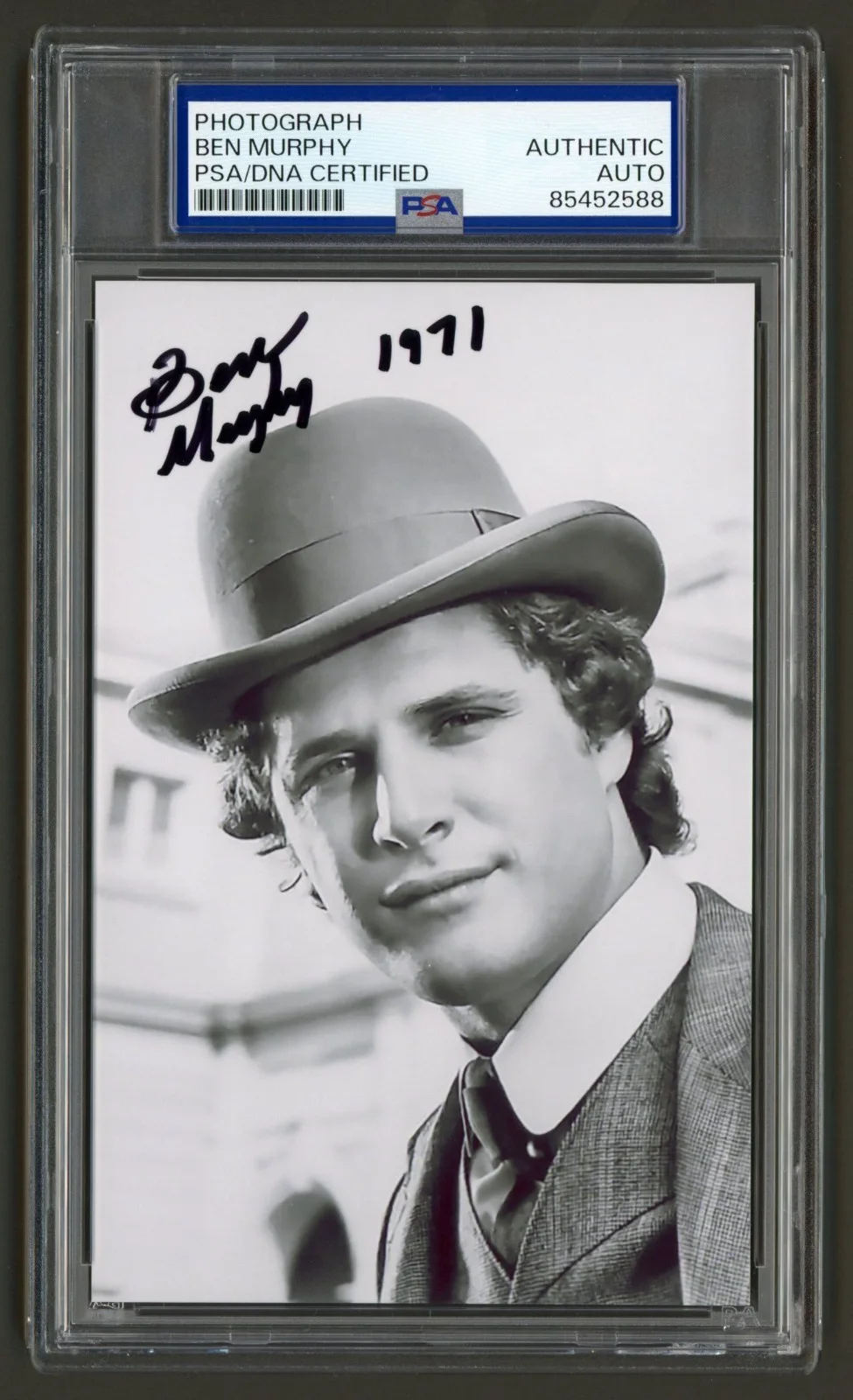 Ben Murphy — Ben Murphy Signed Photo (PSA) Kid Curry Alias Smith and Jones Western TV Actor