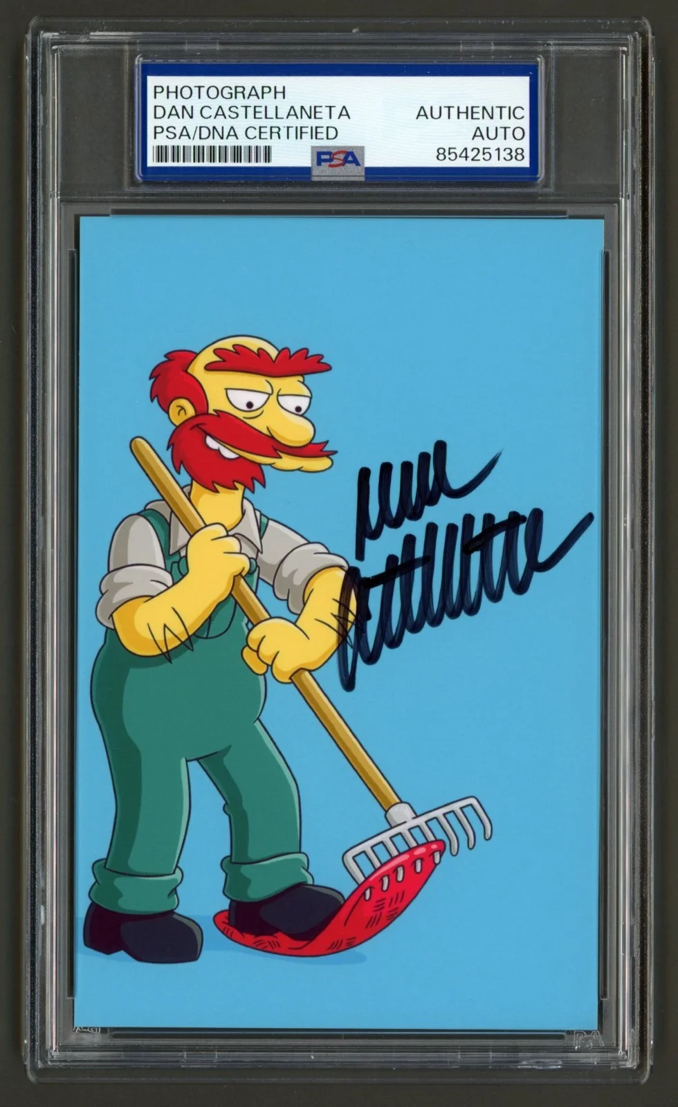 Dan Castellaneta — Dan Castellaneta Signed Photo (PSA) Voice of Groundskeeper Willie The Simpsons