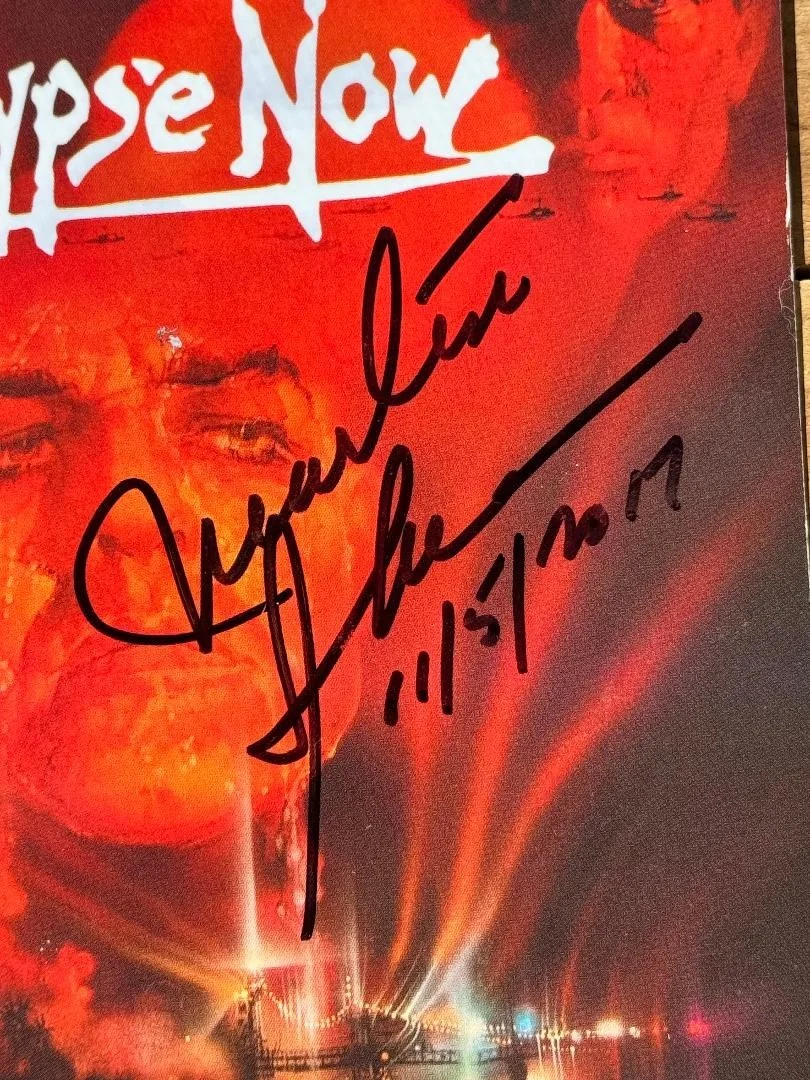 Martin Sheen Francis Ford Coppola — Francis Ford Coppola & Martin Sheen Signed Apocalypse Now DVD Cover Card JSA COA, image 2