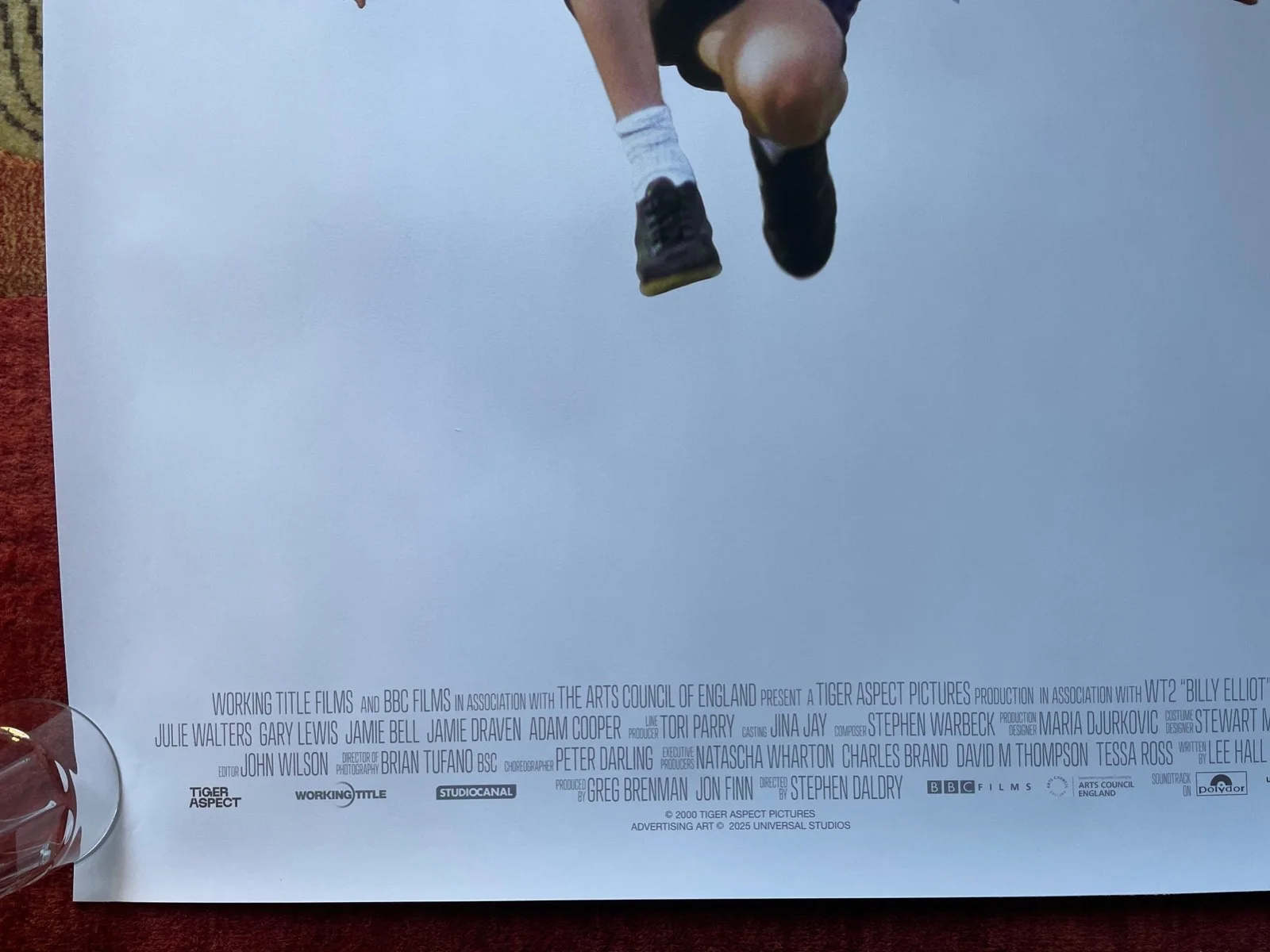 BILLY ELLIOT (2000) 25th Anniversary Release Original UK Quad Movie Poster, image 4