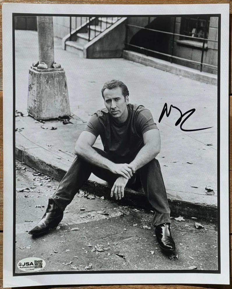 Nicolas Cage — NICOLAS NIC CAGE Signed Autographed 8x10 Photo JSA COA National Treasure, image 4