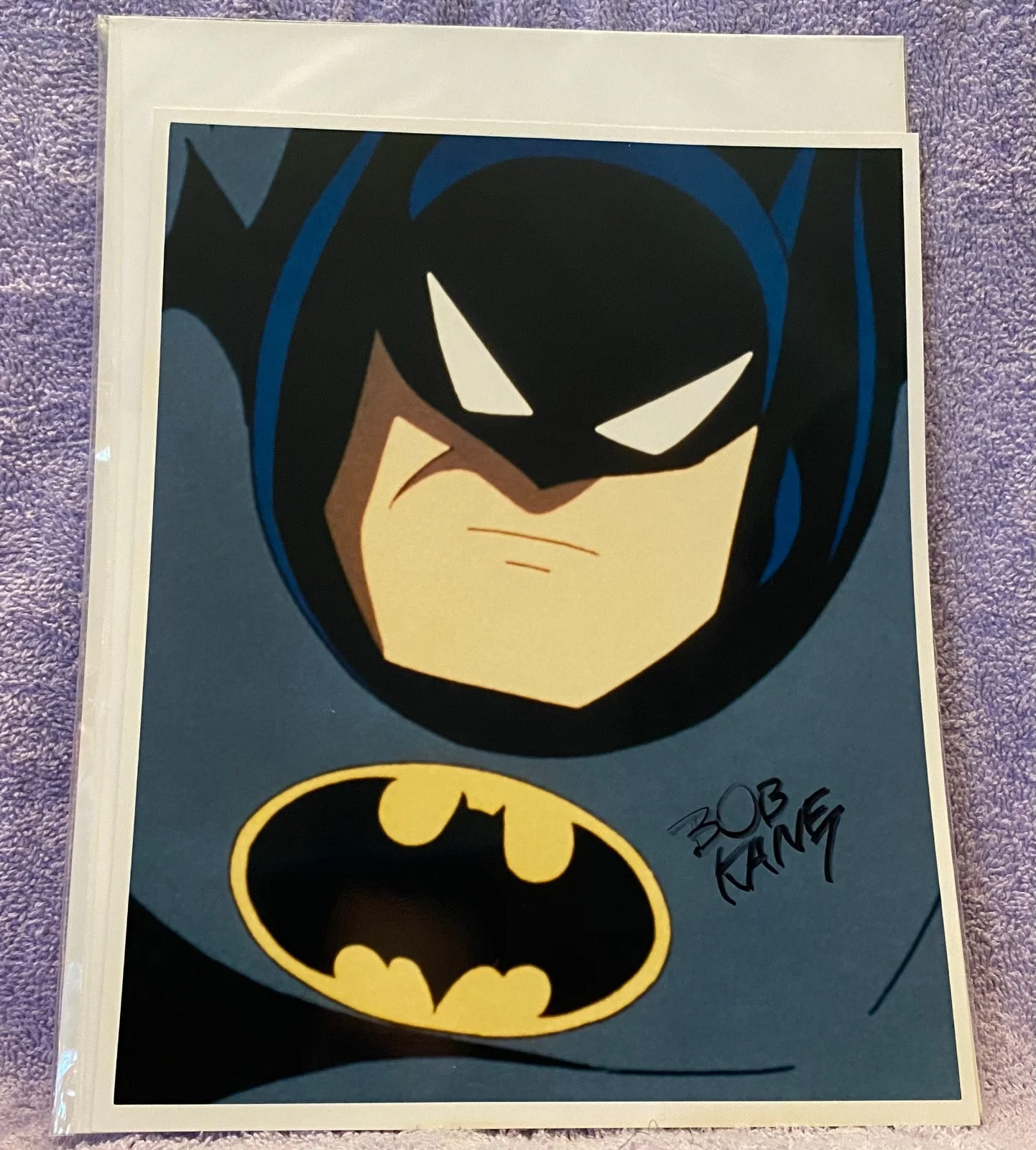 Bob Kane — Bob Kane Batman Animated Series Signed 8x10 photo with COA Joker Bane DC Comics, image 3
