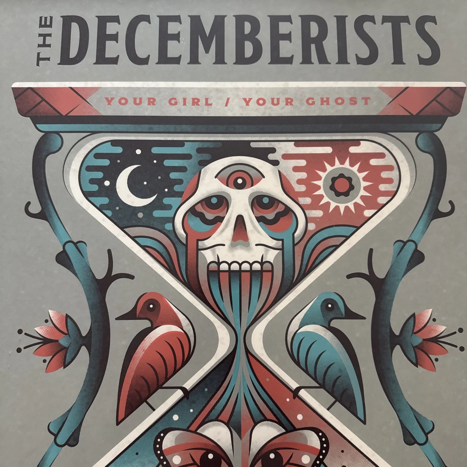 The Decemberists 2018 VIP Tour Poster Your Girl Your Ghost Framed, image 2
