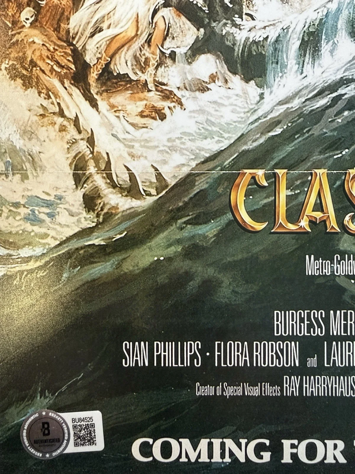 Harry Hamlin — Harry Hamlin Autograph Signed 11x17 Clash of the Titans Photo Poster Beckett COA, изображение 3