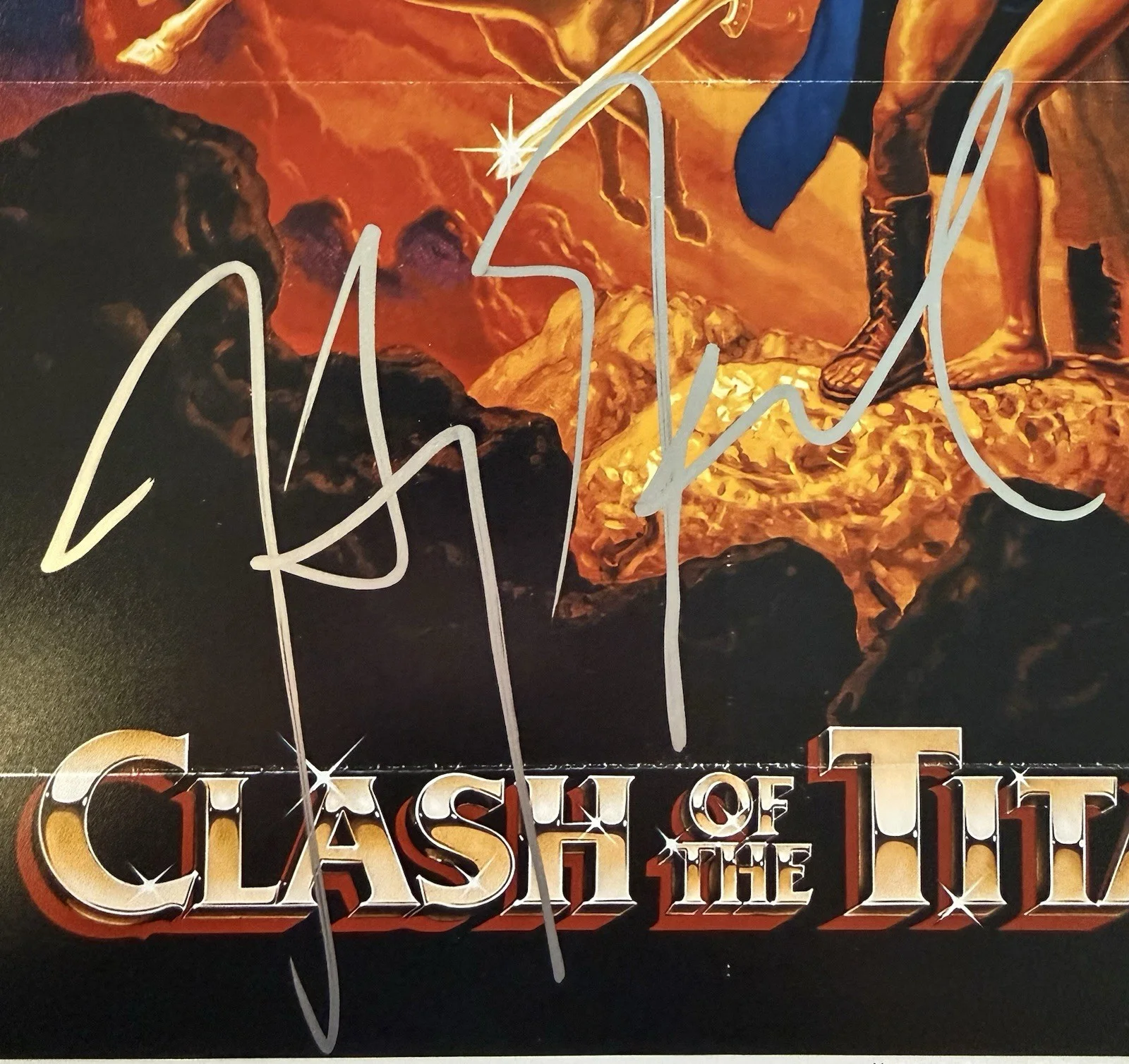 Harry Hamlin — Harry Hamlin Autograph Signed 11x17 Clash of the Titans Photo Poster Beckett COA, изображение 2