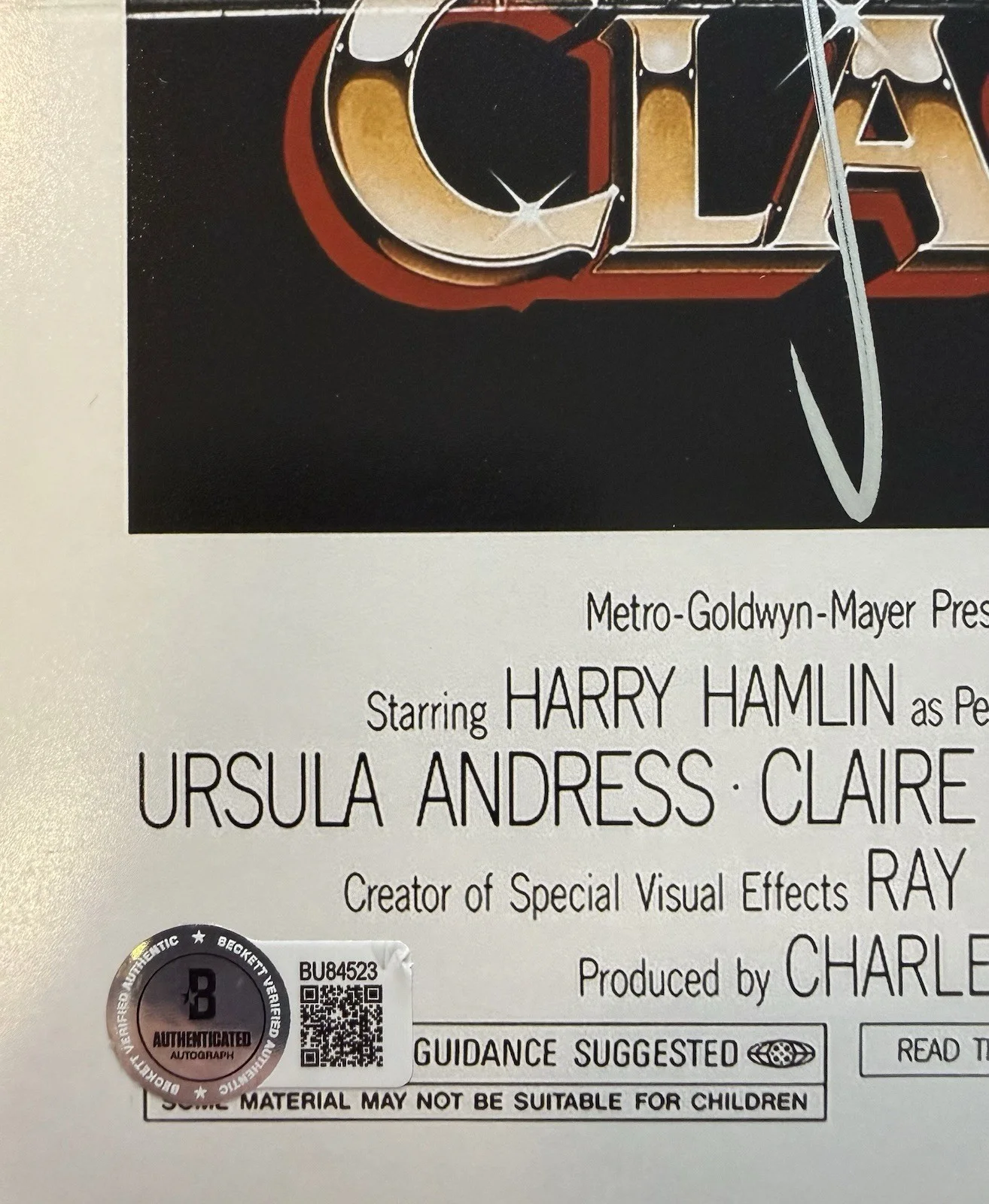 Harry Hamlin — Harry Hamlin Autograph Signed 11x17 Clash of the Titans Photo Poster Beckett COA, изображение 3