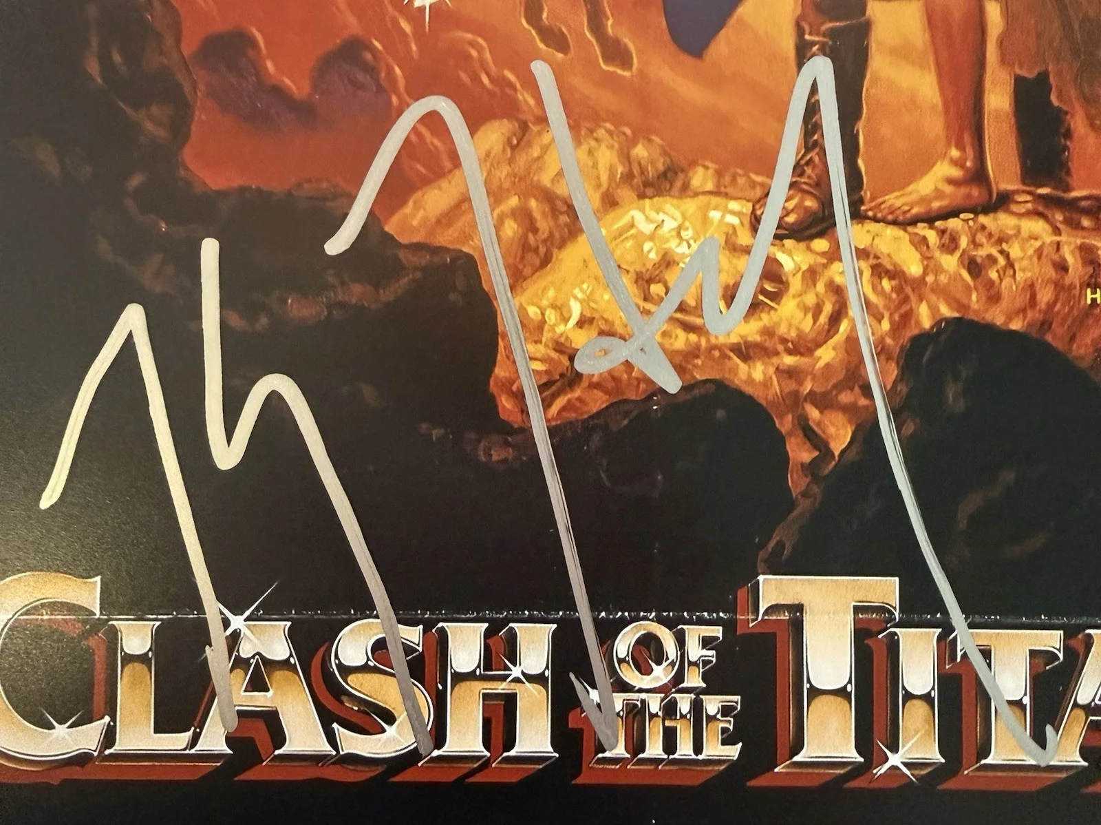 Harry Hamlin — Harry Hamlin Autograph Signed 11x17 Clash of the Titans Photo Poster Beckett COA, изображение 2