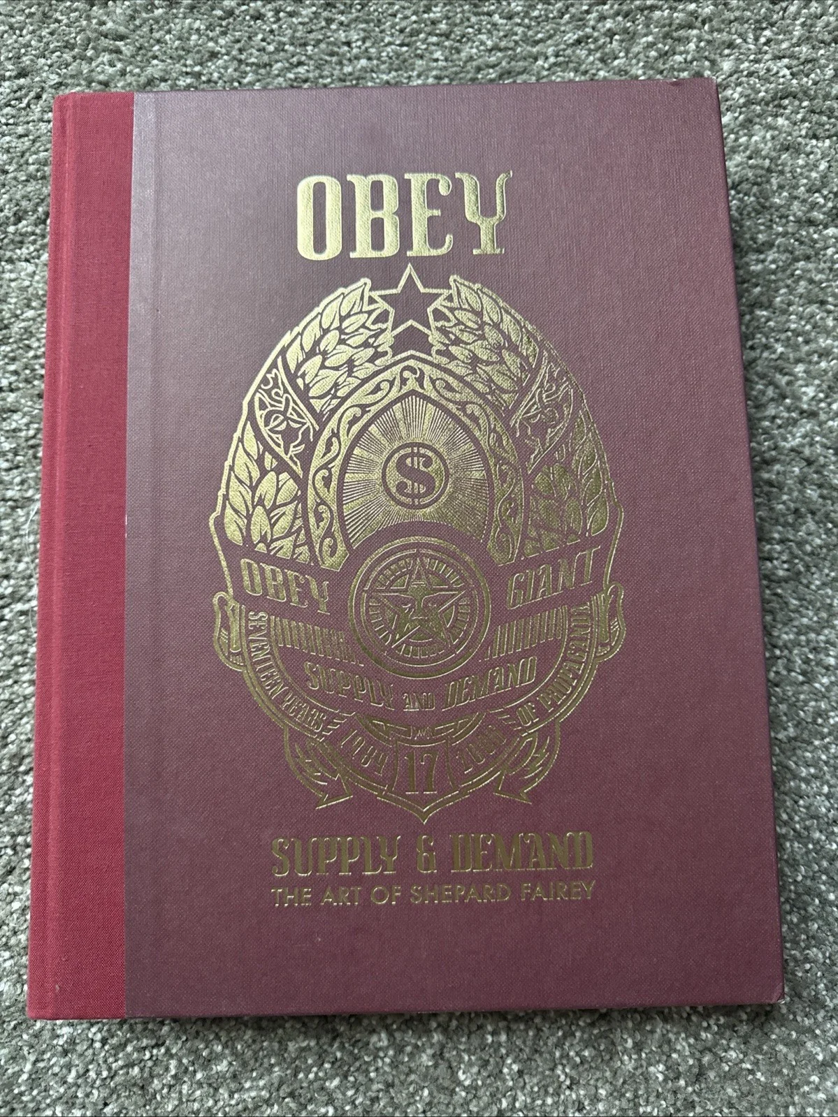 Shepard Fairey — Shepard Fairey Signed Autographed OBEY GIANT Supply & Demand Art Book 1st Ed