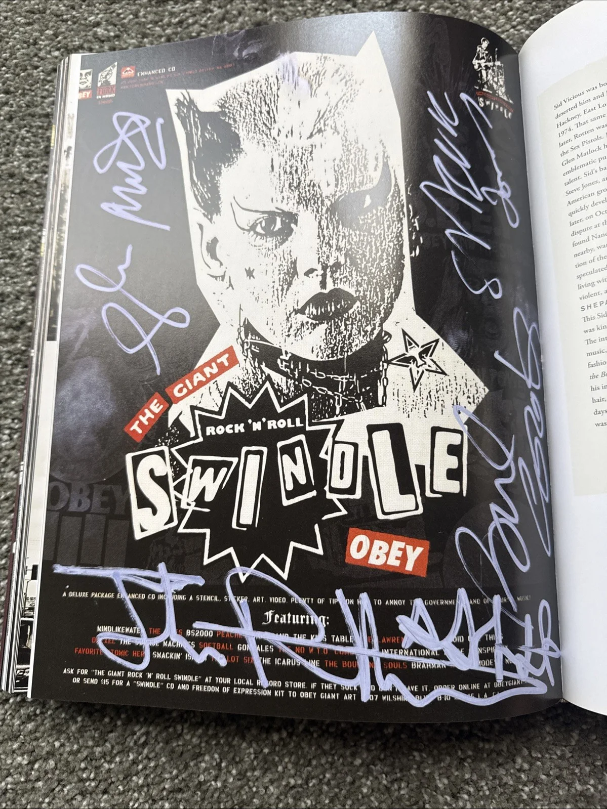 Shepard Fairey — Shepard Fairey Signed Autographed OBEY GIANT Supply & Demand Art Book 1st Ed, image 2