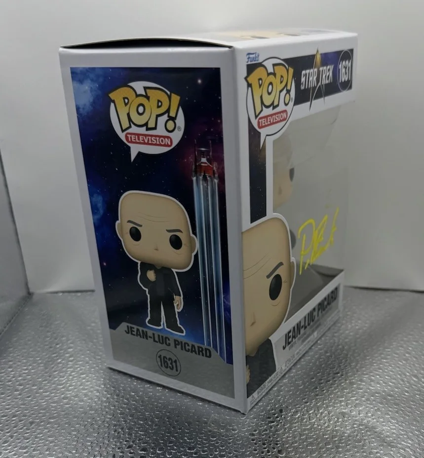 Patrick Stewart — PATRICK STEWART SIGNED STAR TREK JEAN-LUC PICARD FUNKO POP BAS BECKETT 4, изображение 2