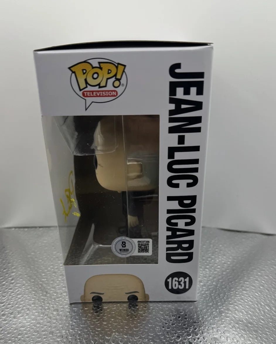 Patrick Stewart — PATRICK STEWART SIGNED STAR TREK JEAN-LUC PICARD FUNKO POP BAS BECKETT 4, изображение 4