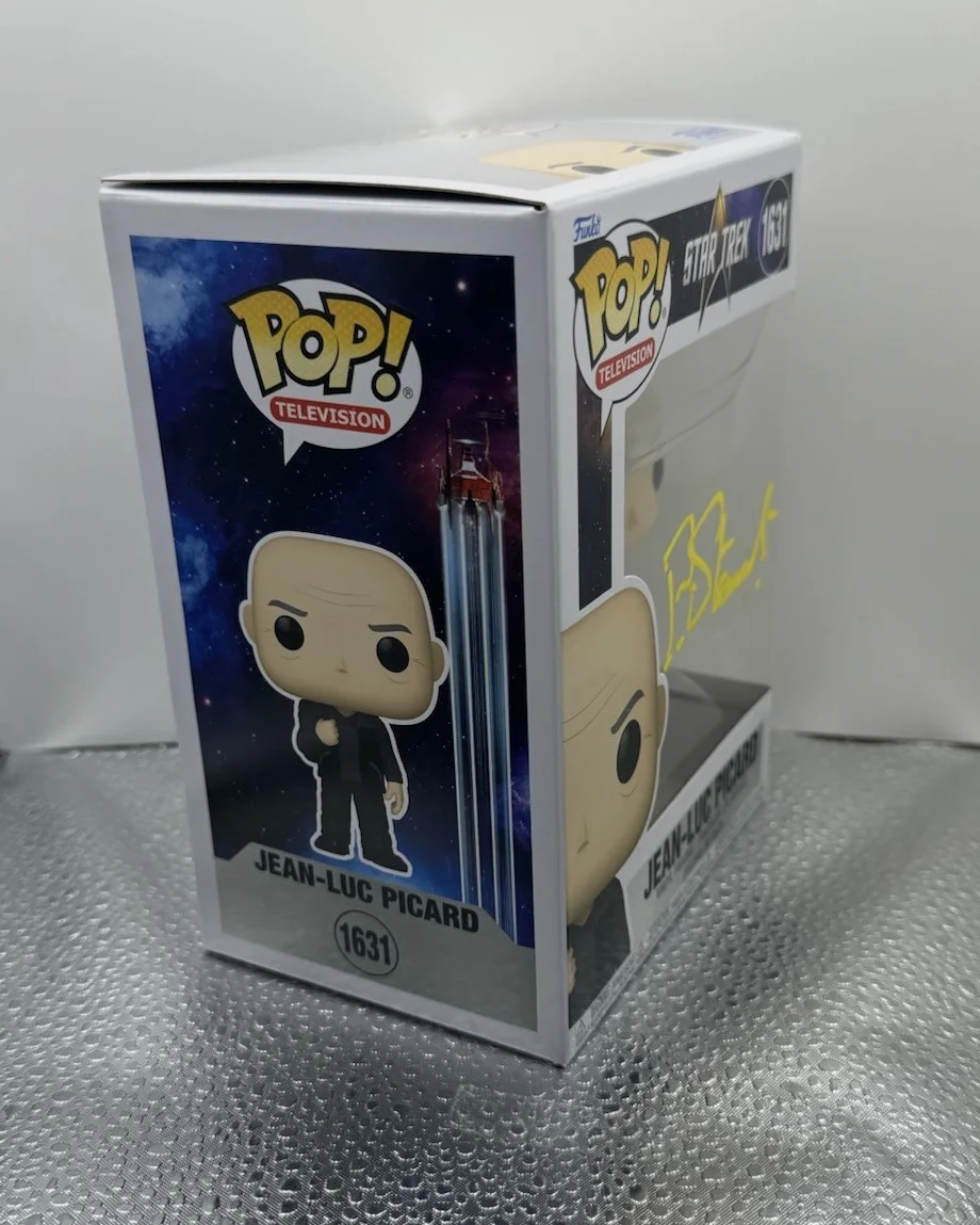 Patrick Stewart — PATRICK STEWART SIGNED STAR TREK JEAN-LUC PICARD FUNKO POP BAS BECKETT 6, изображение 2