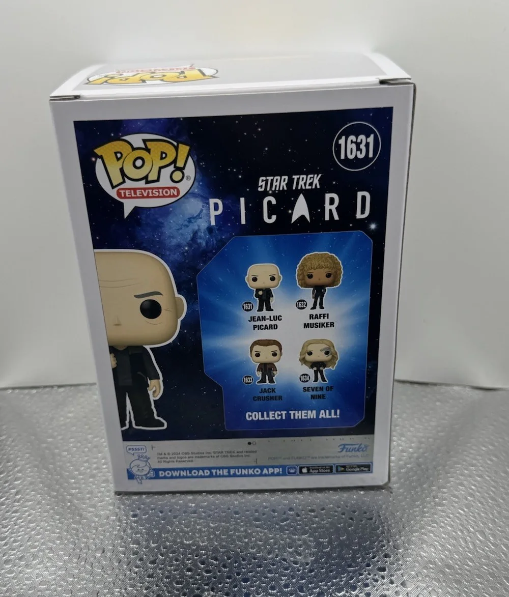 Patrick Stewart — PATRICK STEWART SIGNED STAR TREK JEAN-LUC PICARD FUNKO POP BAS BECKETT 6, изображение 3